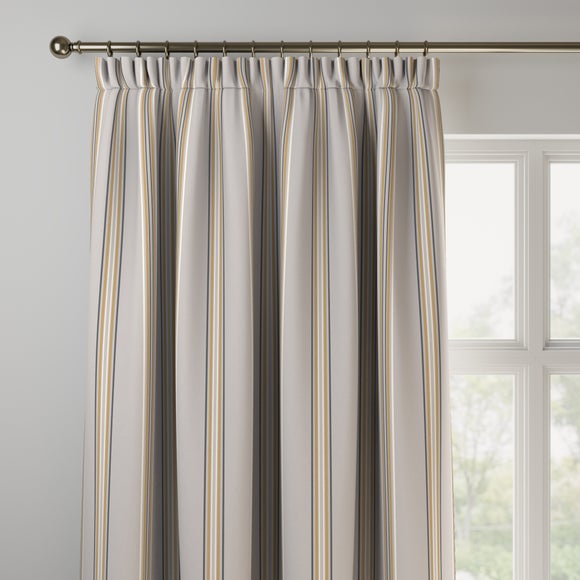 Treasure Made to Measure Fire Retardant Curtains Treasure Ochre