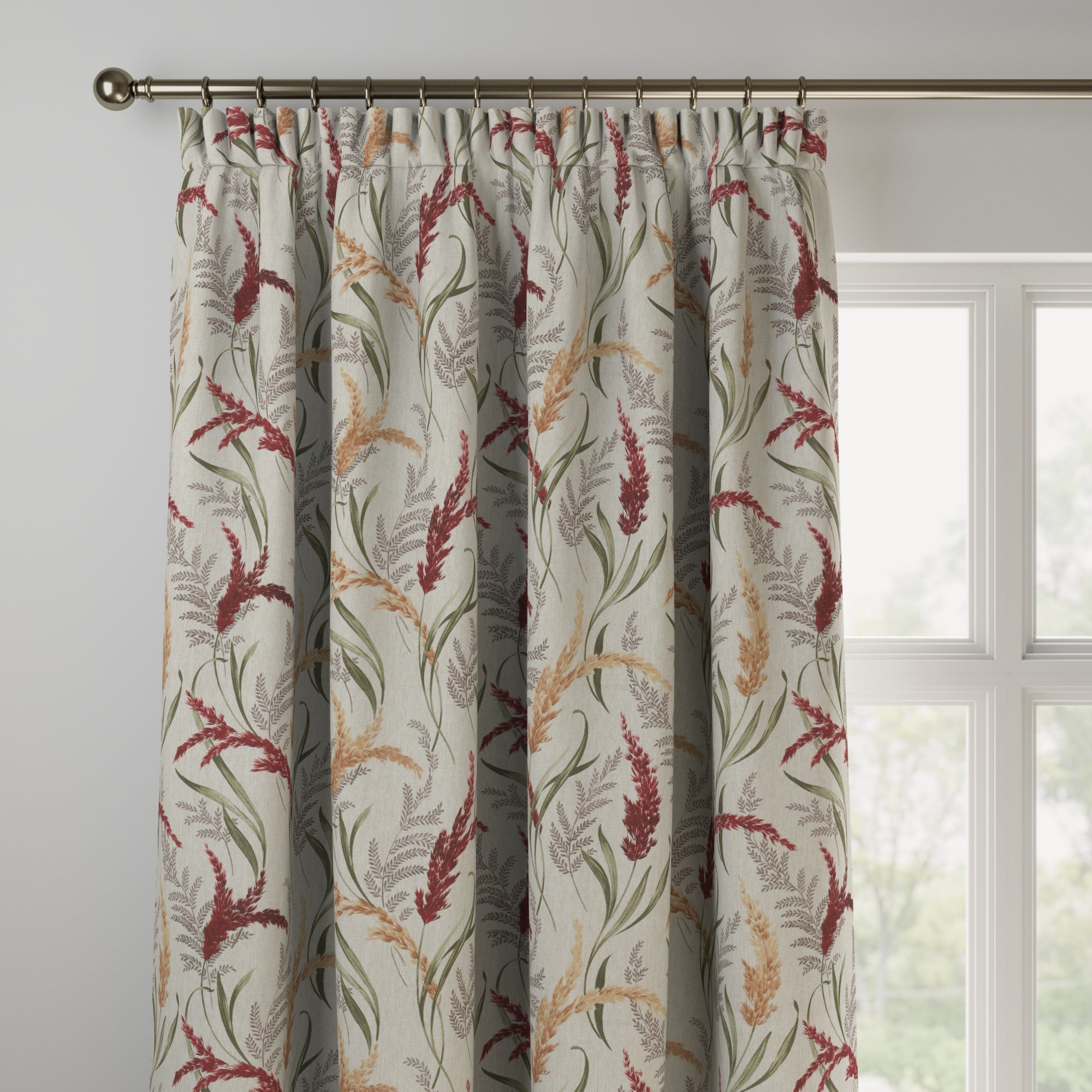 Grace Made to Measure Fire Retardant Curtains Grace Garnet