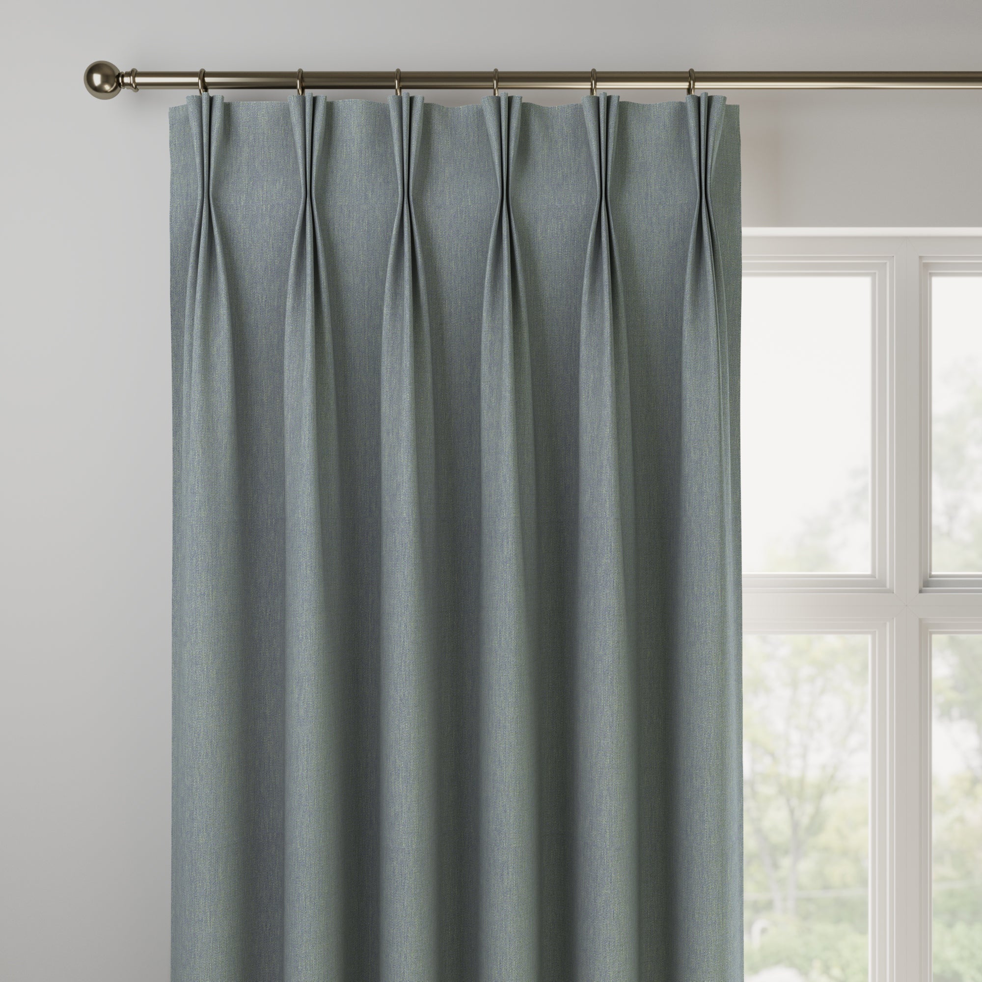 Aranya Made to Measure Curtains Aranya Ashley Blue