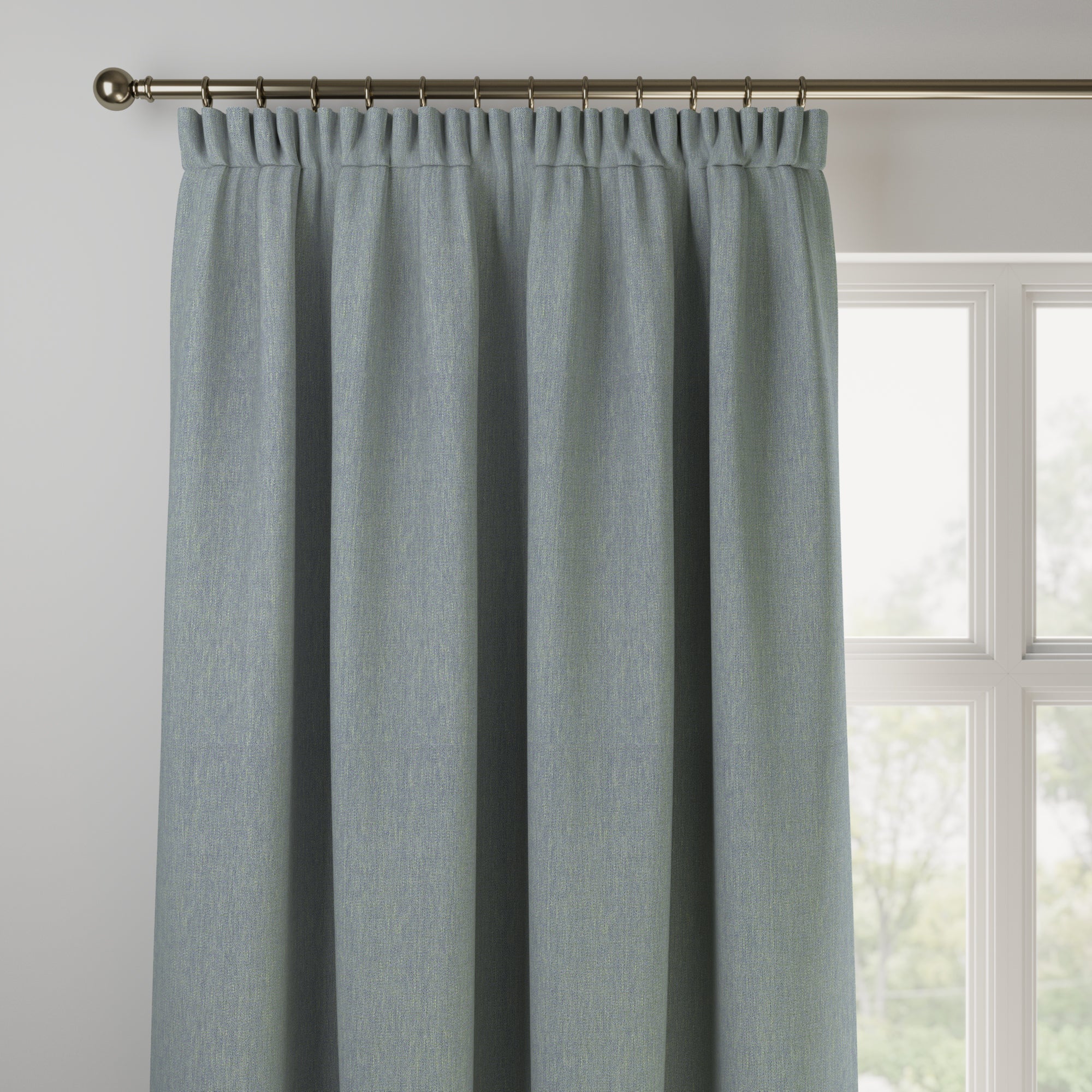 Aranya Made to Measure Curtains Aranya Ashley Blue