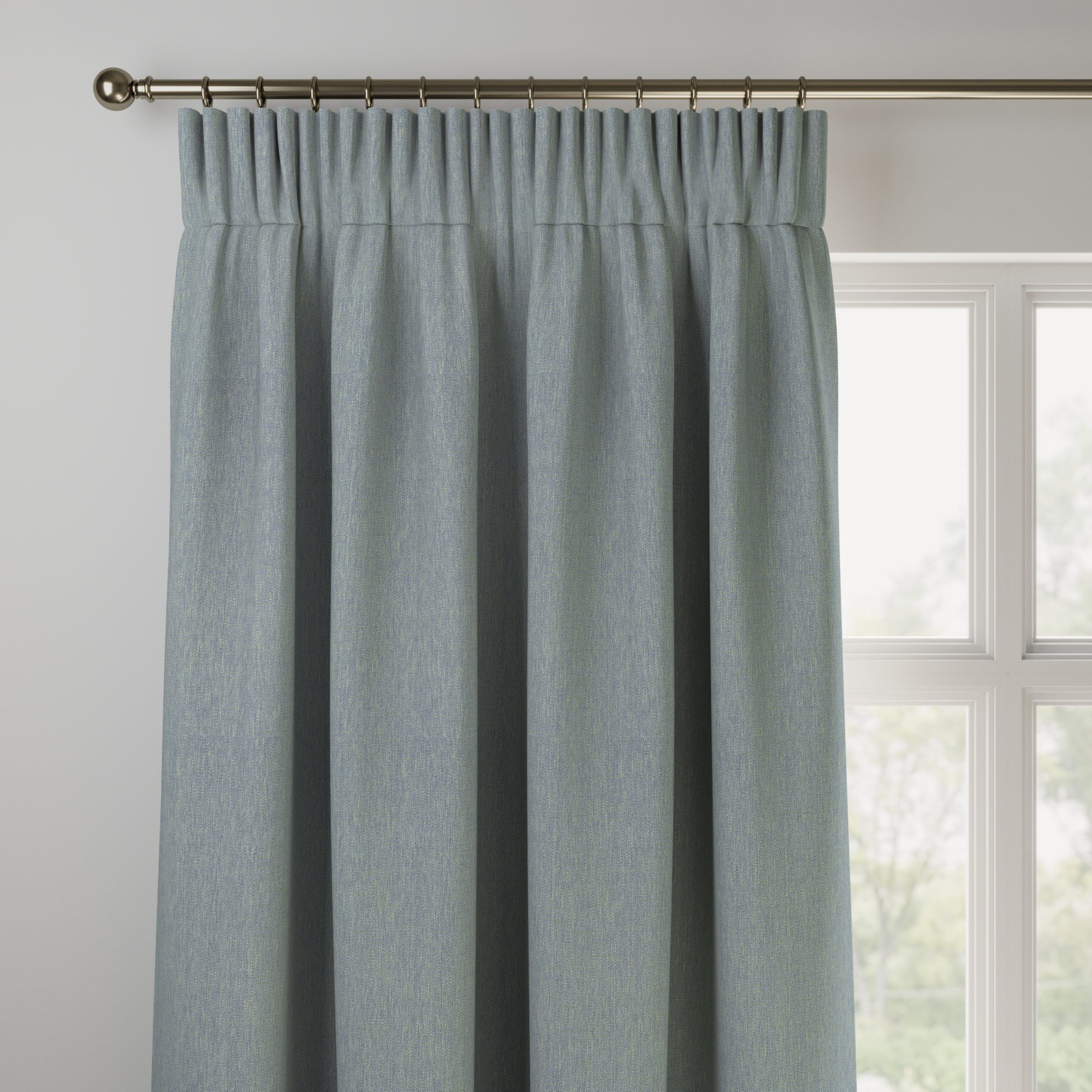 Aranya Made to Measure Curtains Aranya Ashley Blue