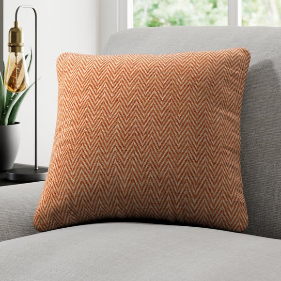 Dunelm 2024 orange cushions