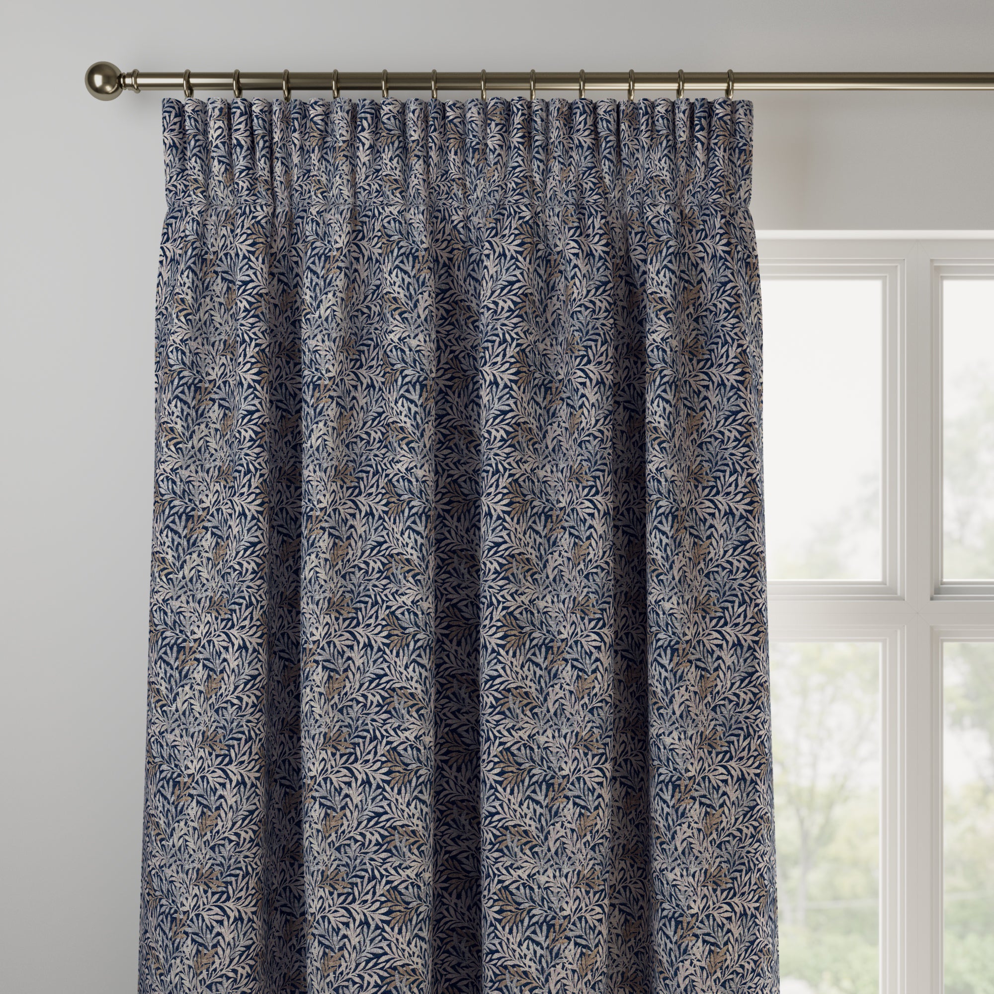 San Sebastian Made to Measure Curtains San Sebastian Indigo