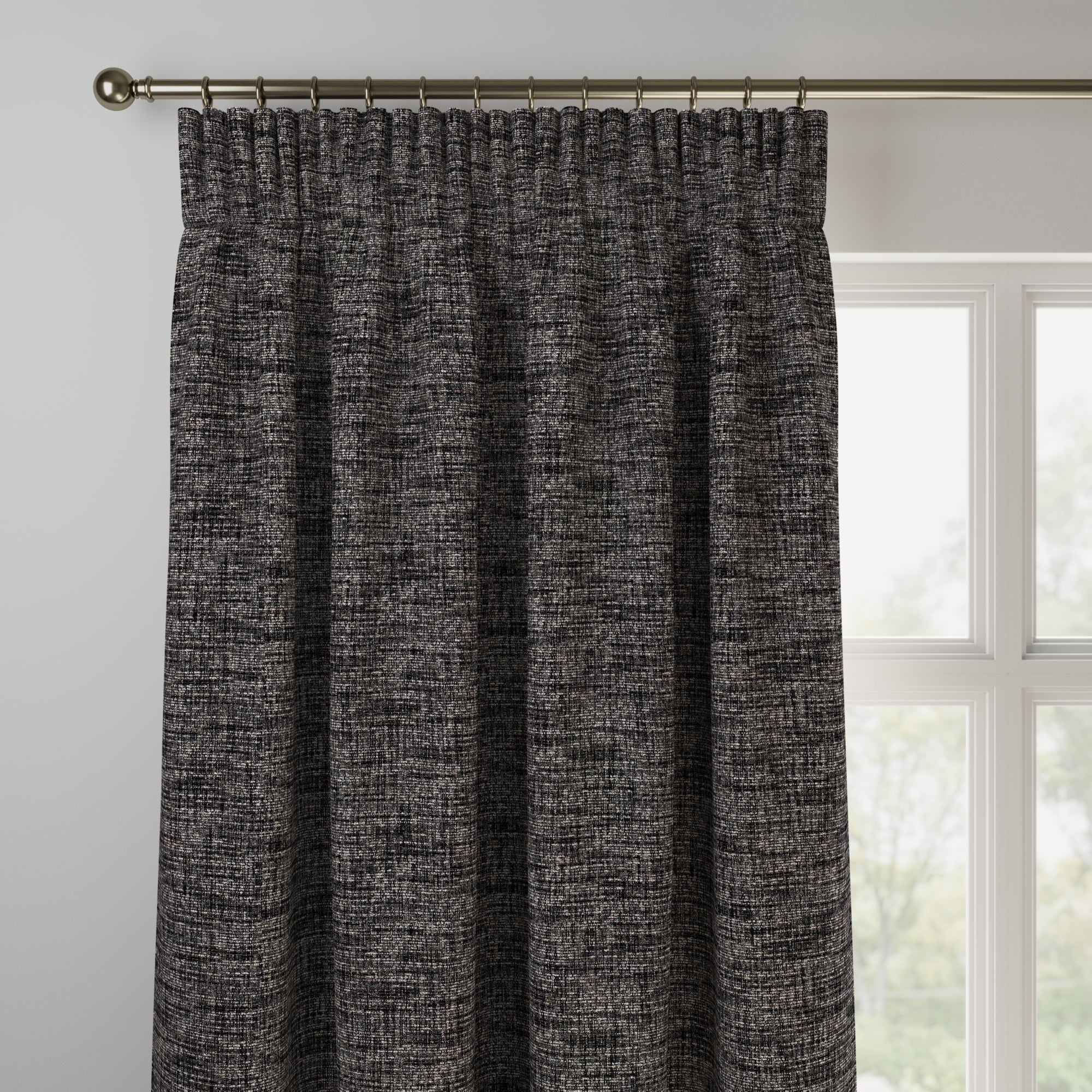 Cetara Made to Measure Curtains Cetara Charcoal