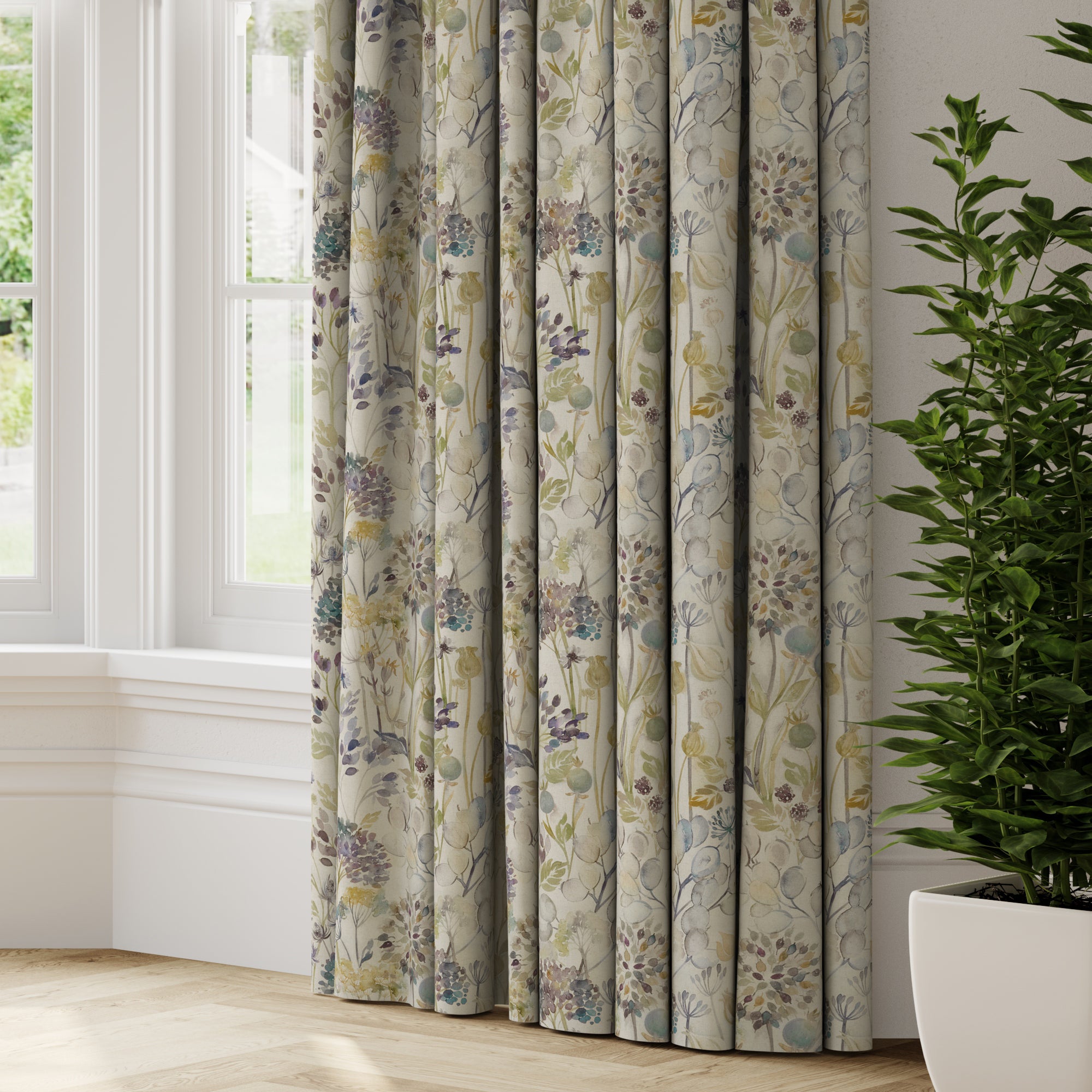 Alium Made to Measure Curtains Alium Violet