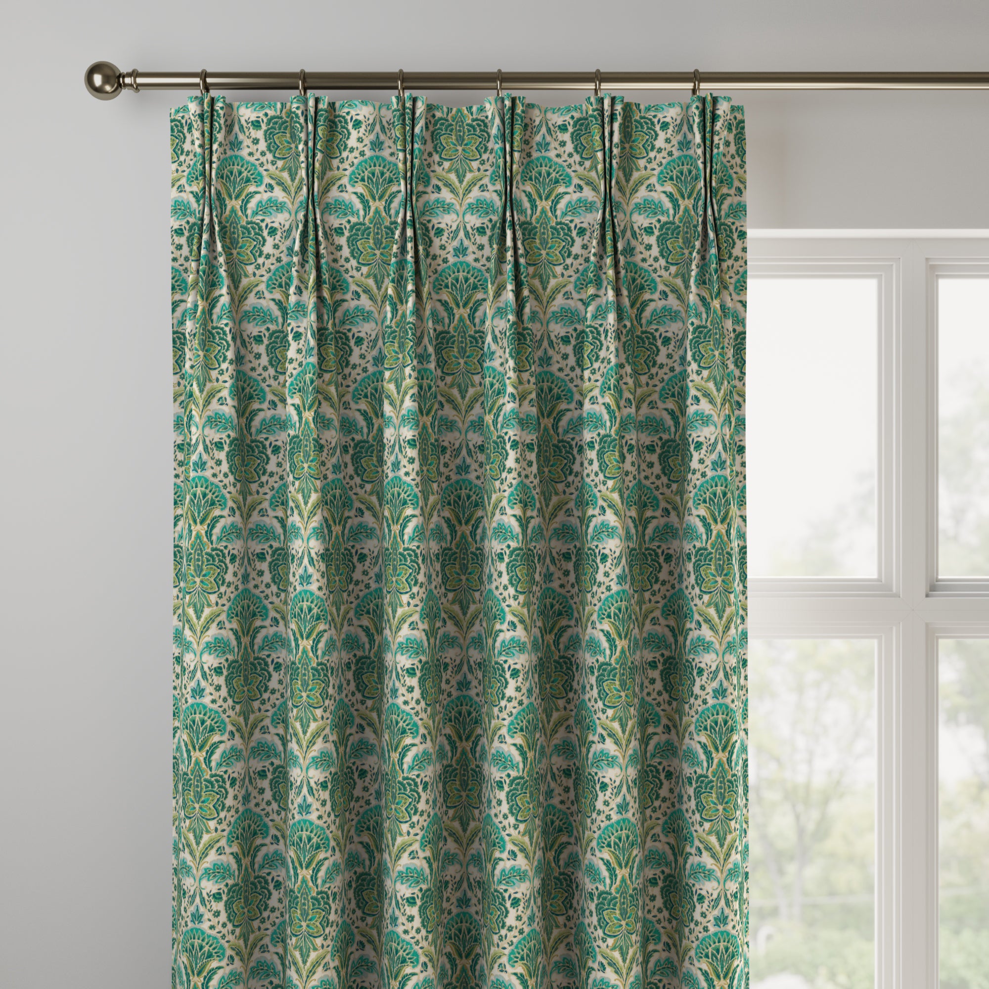 Rapture Made to Measure Curtains Rapture Green