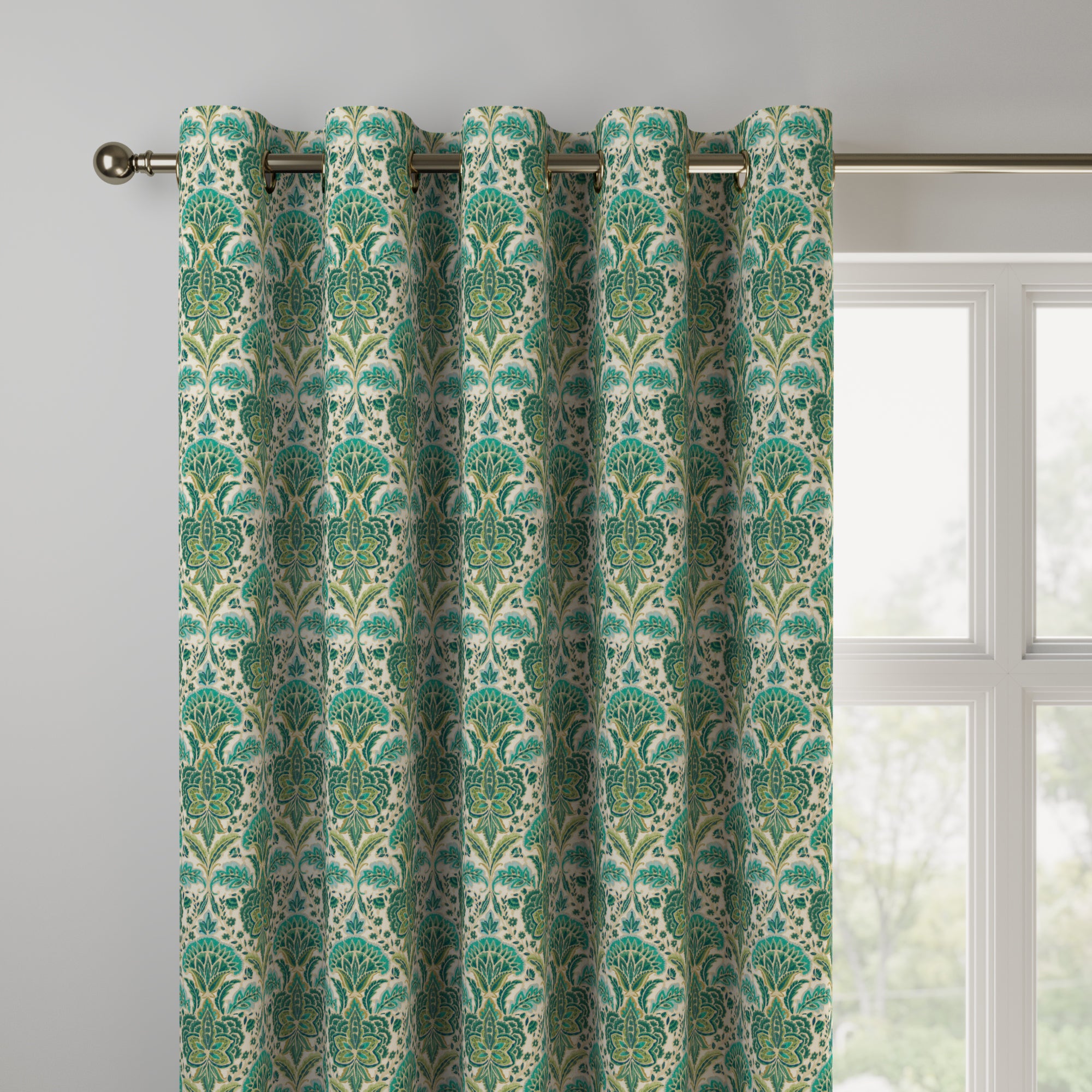 Rapture Made to Measure Curtains Rapture Green