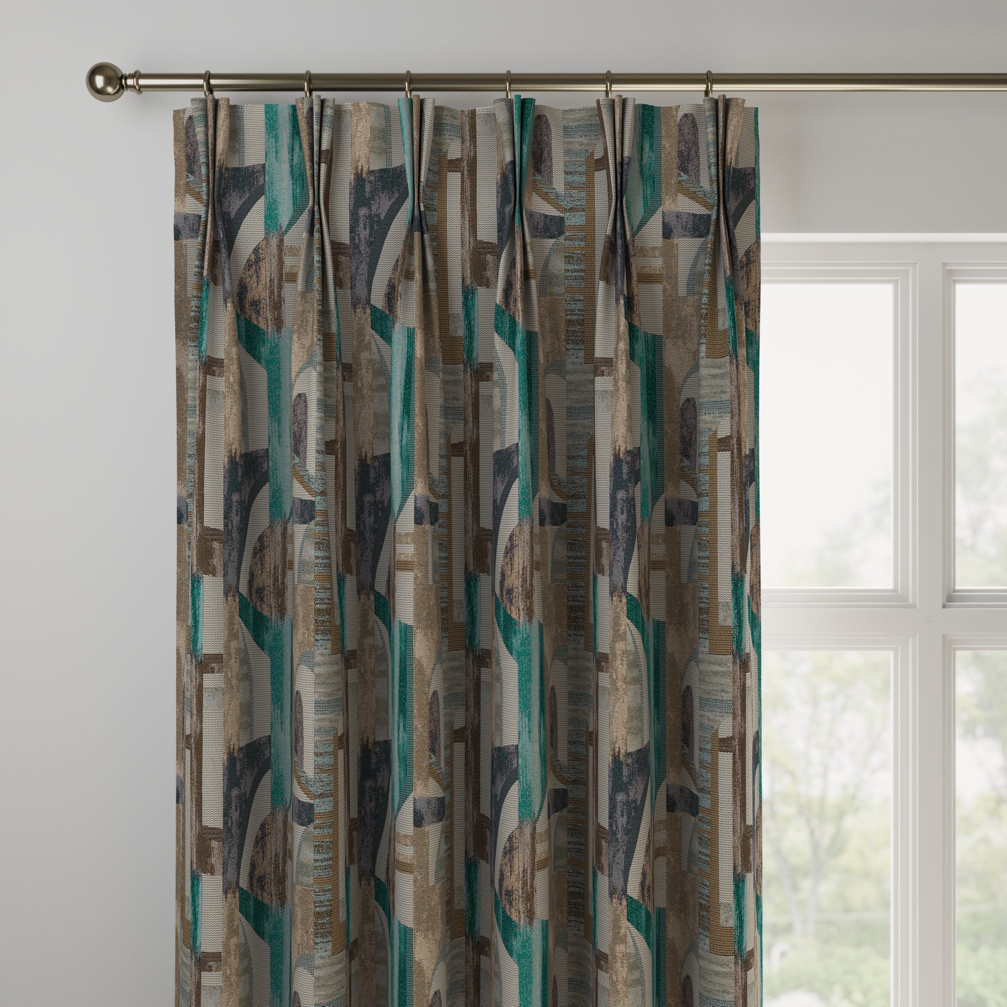 Dassau Made to Measure Curtains Berlin Teal