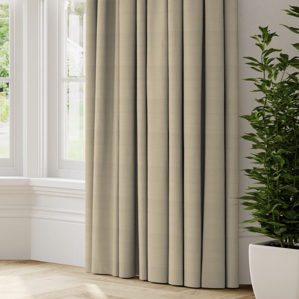 Waffle Made to Measure Curtains Waffle Natural