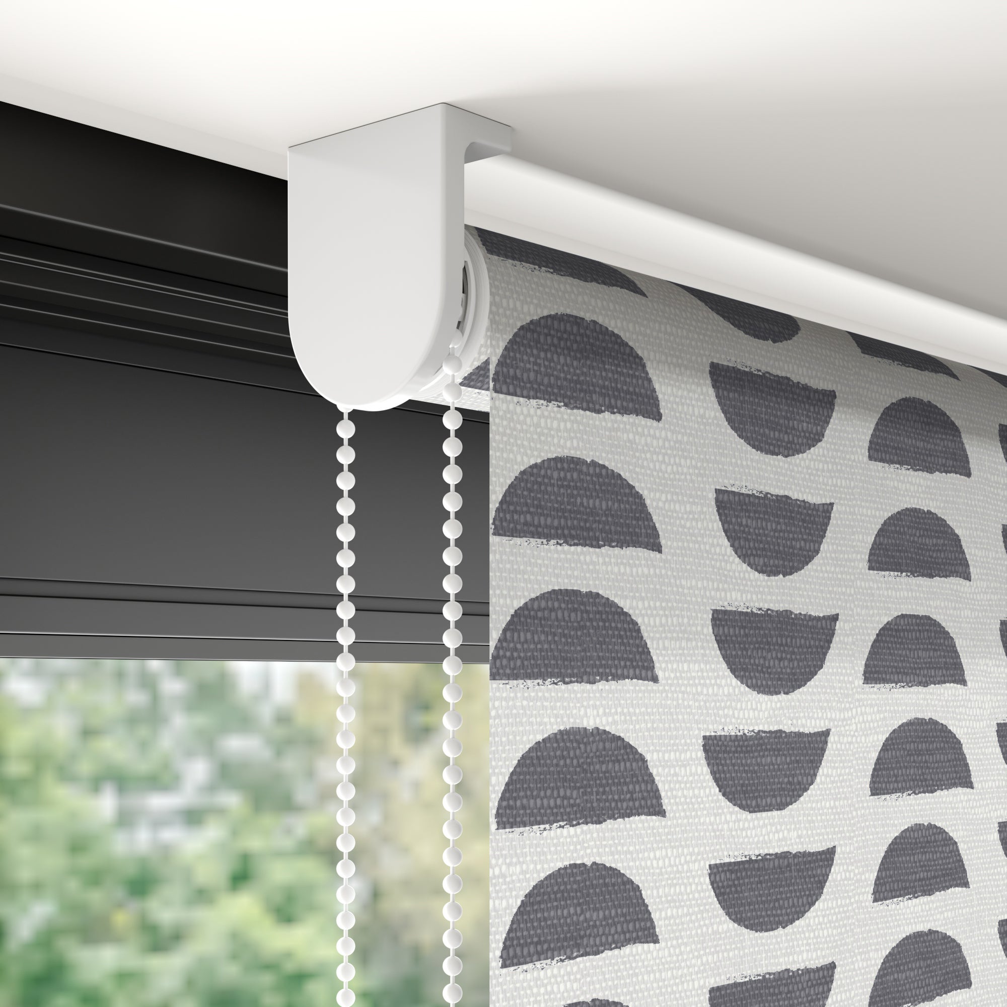 Kenzo Daylight Made to Measure Roller Blind Kenzo Graphite