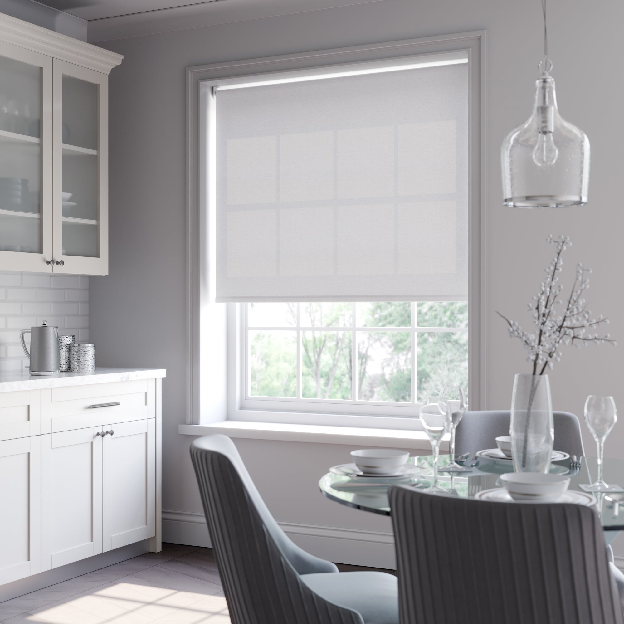 Tundra Daylight Made to Measure Roller Blind Tundra Frost