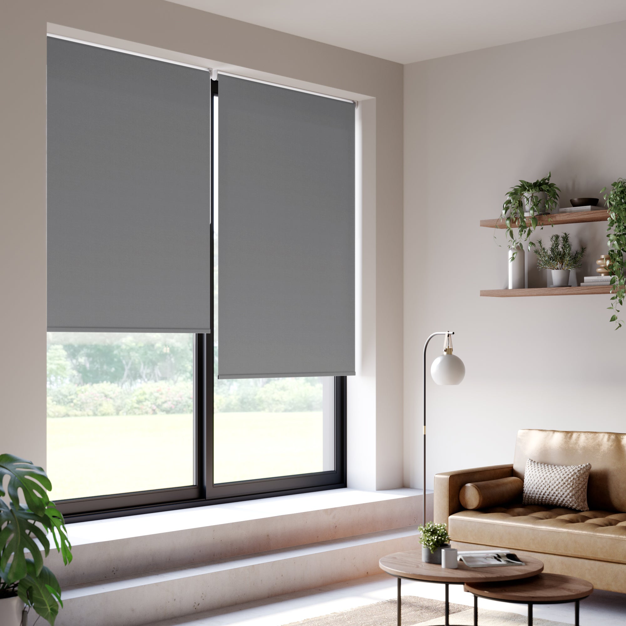 Iona Daylight Made to Measure Flame Retardant Roller Blind Iona Mercury