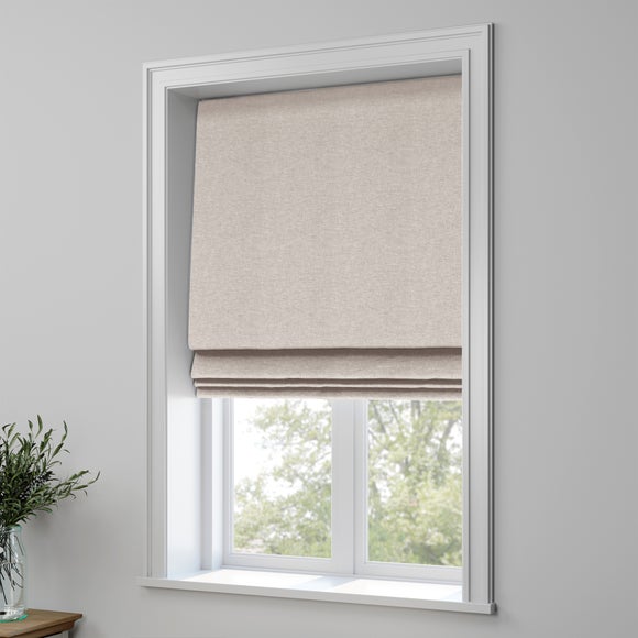 Lunar Made to Measure Roman Blind Lunar Dove