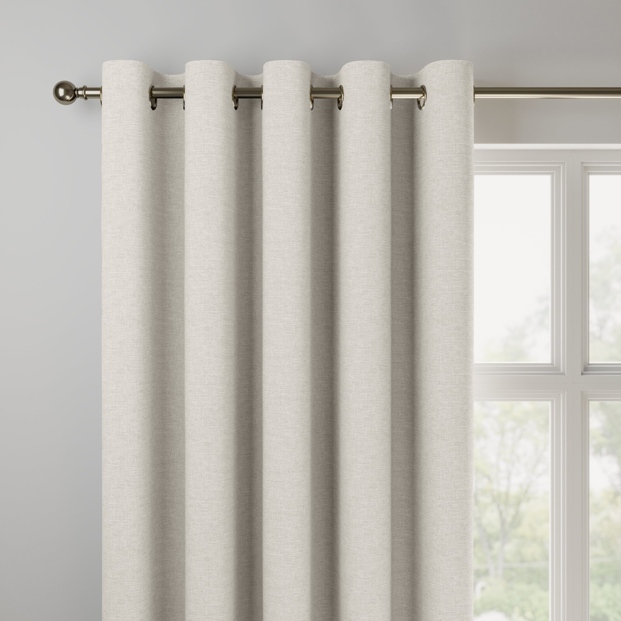 Lunar Made to Measure Curtains Lunar Ivory