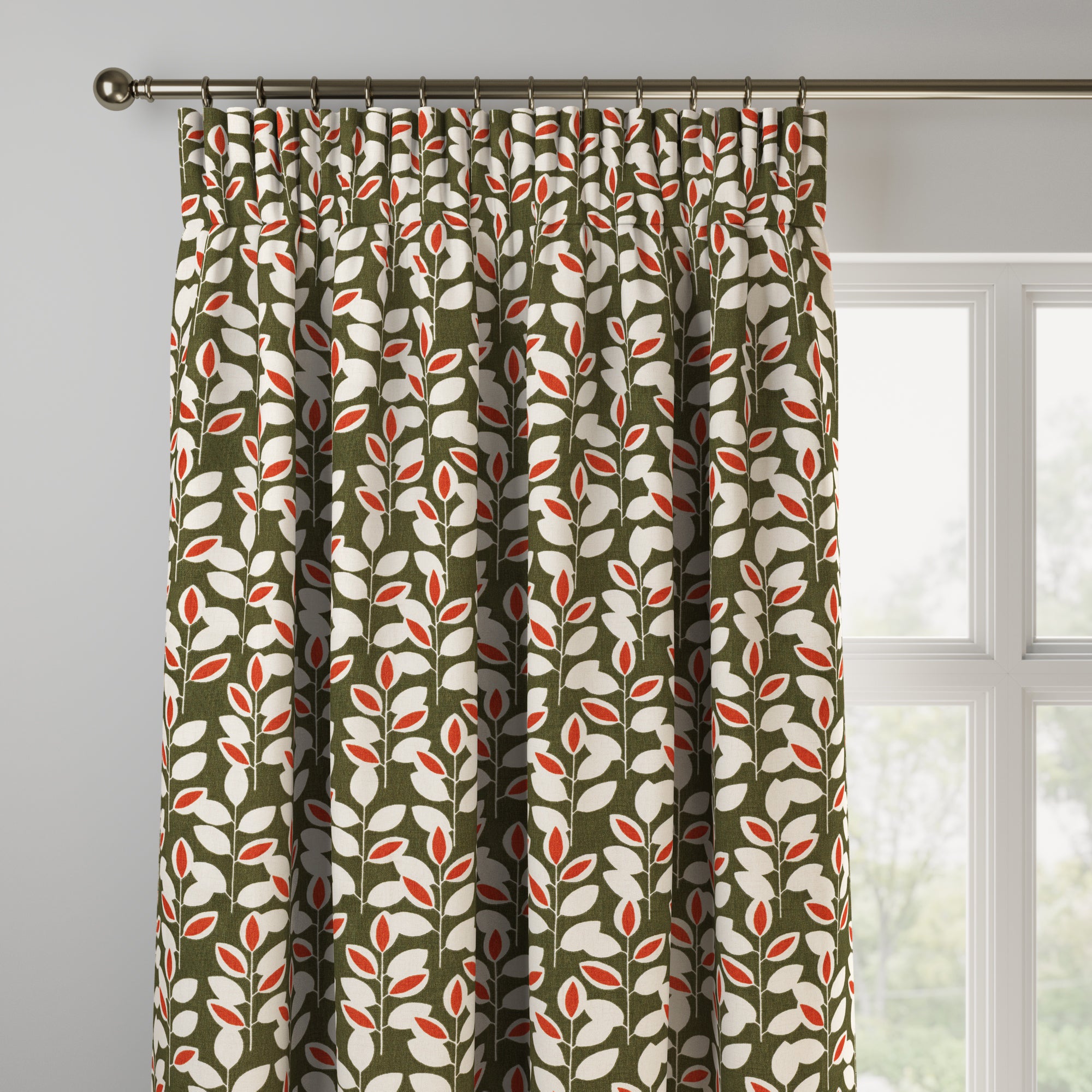 Elements Wilson Made to Measure Curtains Elements Wilson Olive