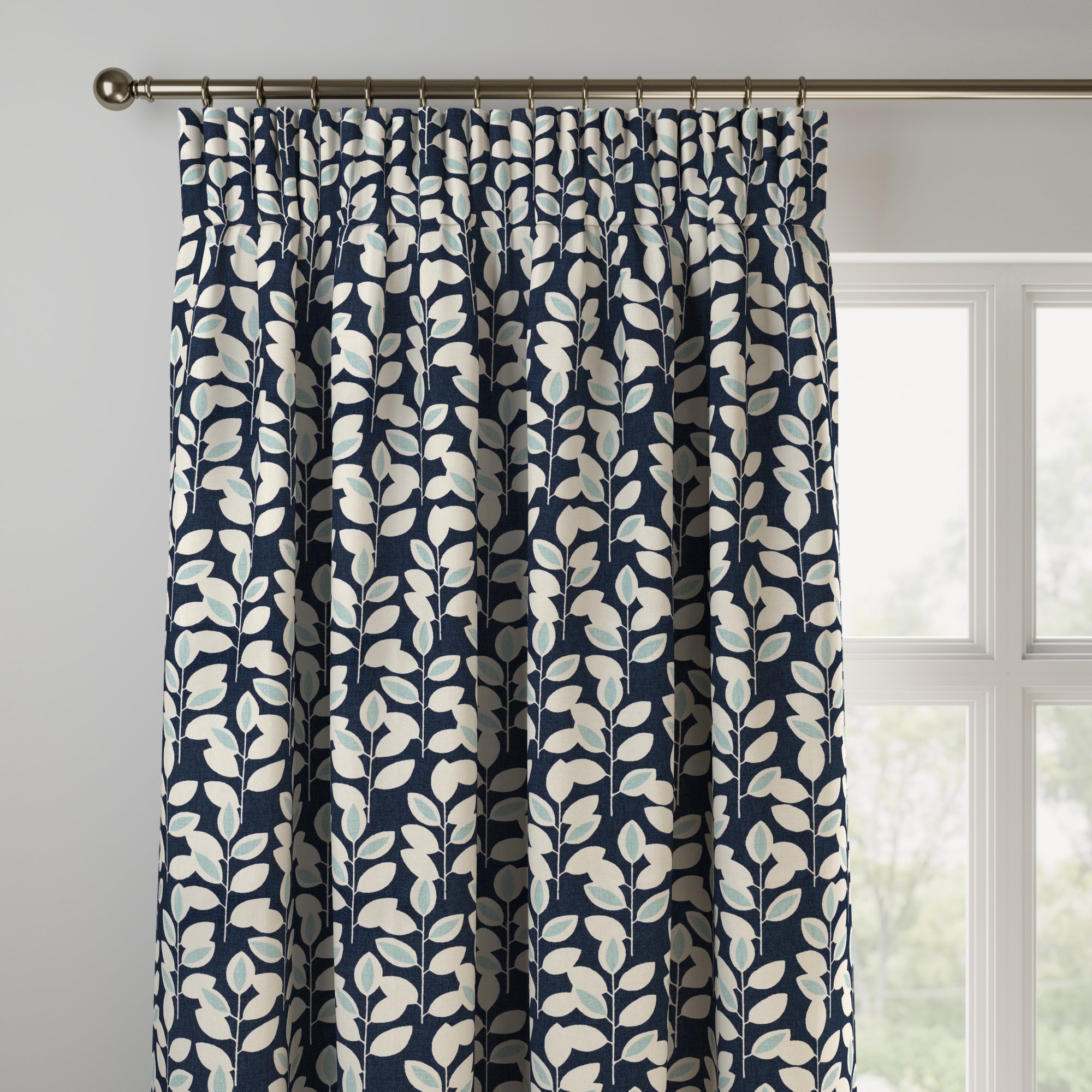 Elements Wilson Made to Measure Curtains Elements Wilson Navy