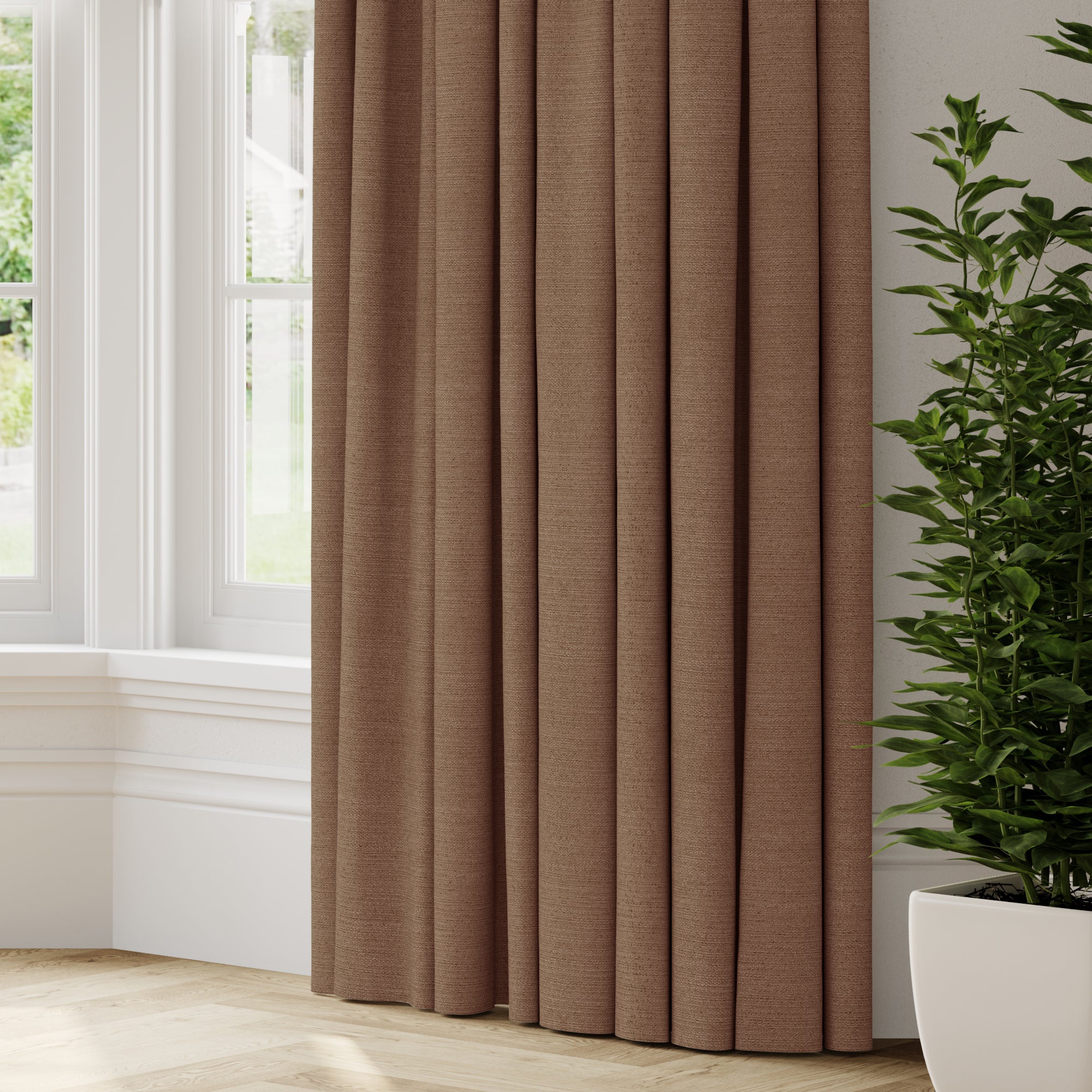 Harper Made to Measure Curtains Harper Pecan