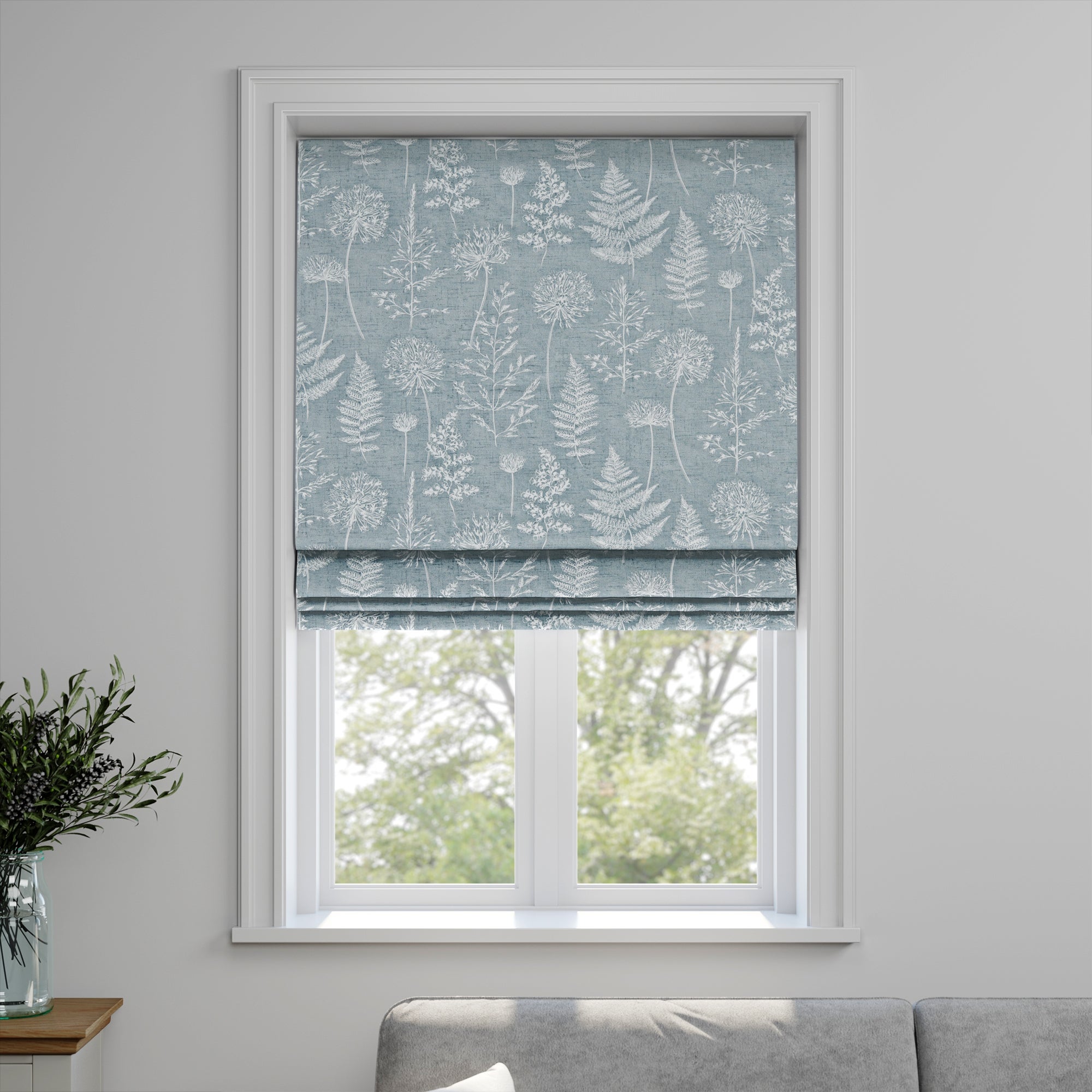 Meadow Made to Measure Roman Blind Meadow Denim