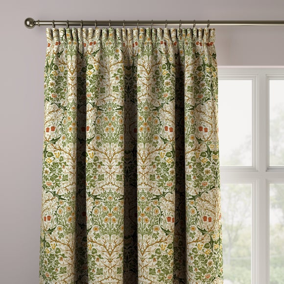 William Morris At Home Blackthorn Made to Measure Curtains Blackthorn Aloe