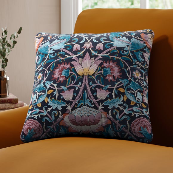 William Morris At Home Lodden Velvet Made to Order Cushion Cover Lodden Velvet Dewberry