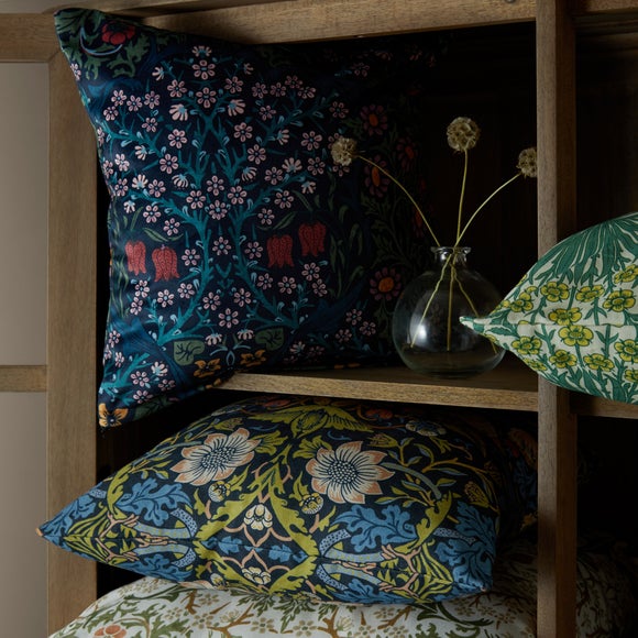 William Morris At Home Lodden Velvet Made to Order Cushion Cover Lodden Velvet Dewberry