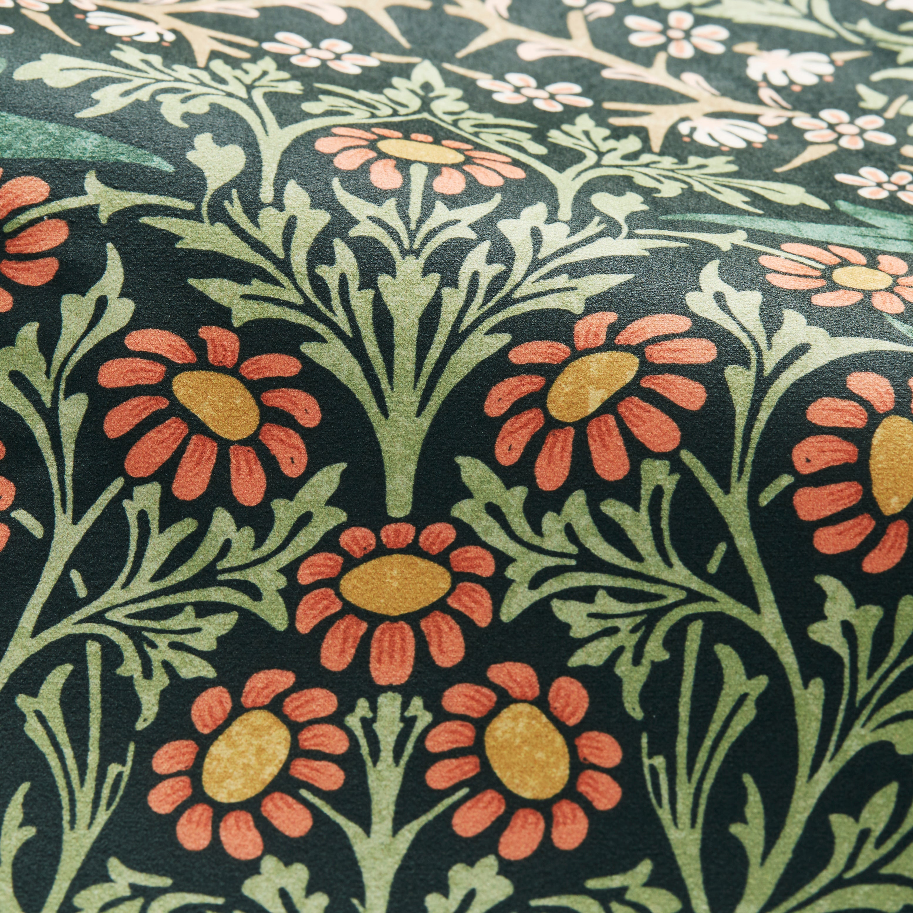 William Morris At Home Blackthorn Velvet Made to Measure Curtains Blackthorn Velvet Forest