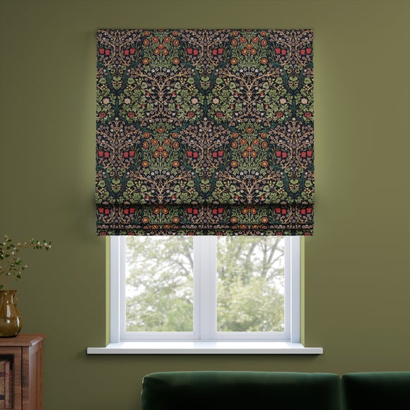 William Morris At Home Blackthorn Velvet Made to Measure Roman Blinds Blackthorn Velvet Forest