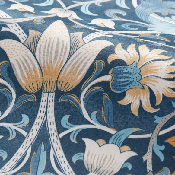 William Morris At Home Lodden Velvet Made to Order Cushion Cover Lodden Velvet Navy Blue