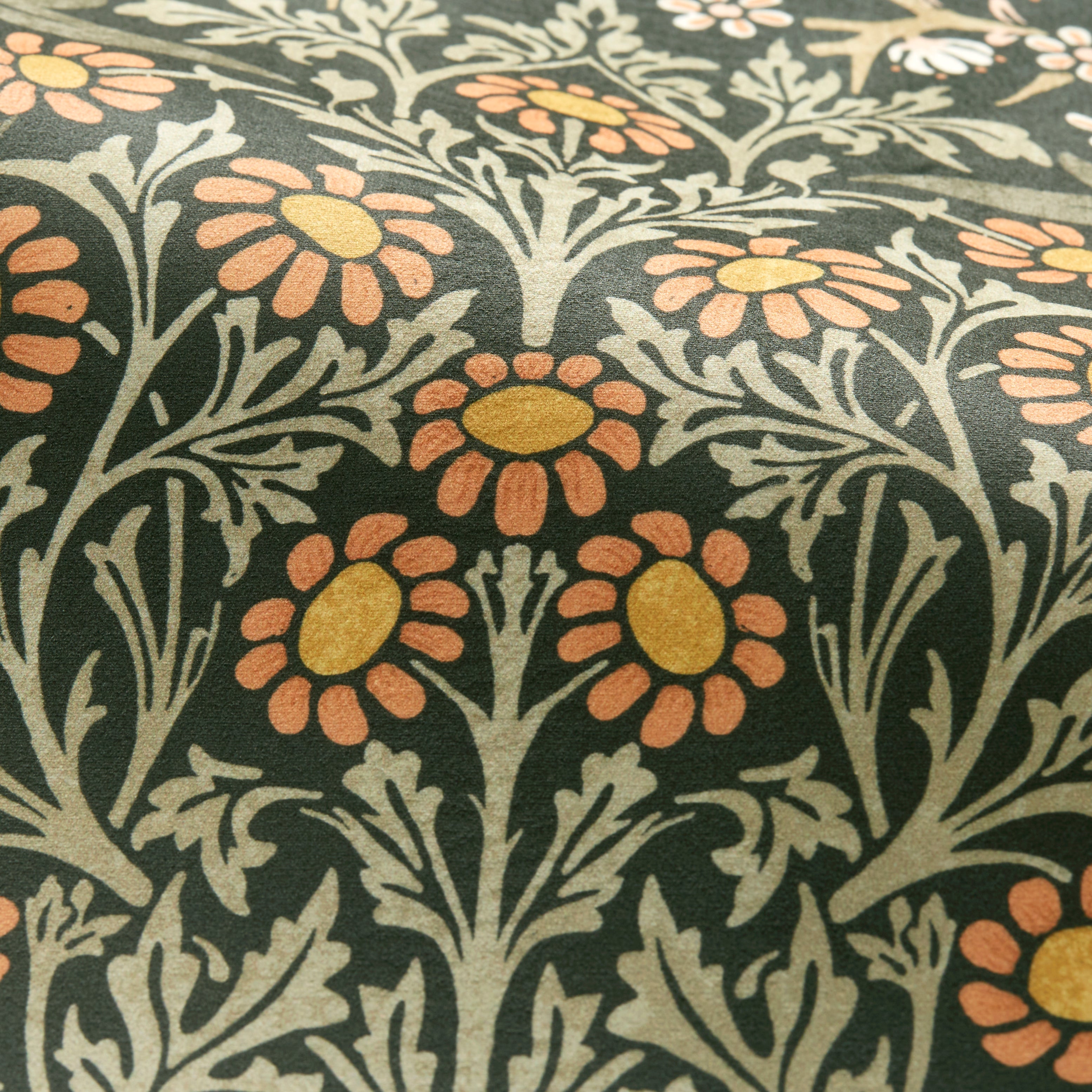 William Morris At Home Blackthorn Velvet Made to Measure Curtains Blackthorn Velvet Clay