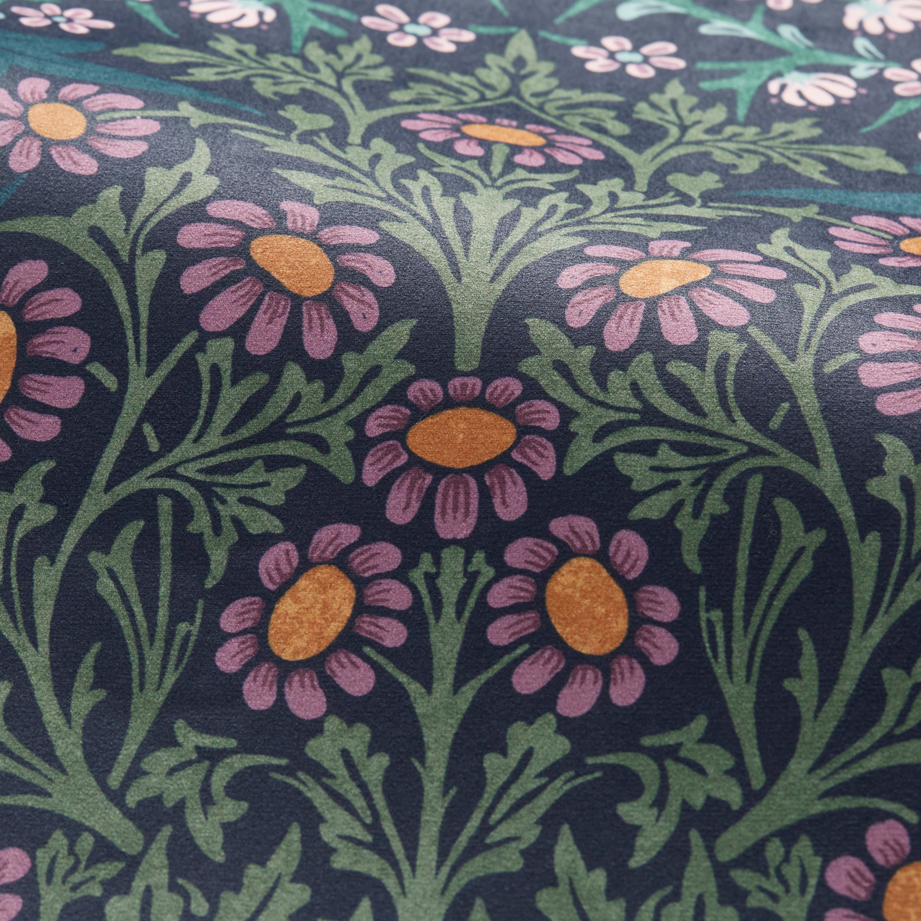 William Morris At Home Blackthorn Made to Measure Curtains Blackthorn Dewberry