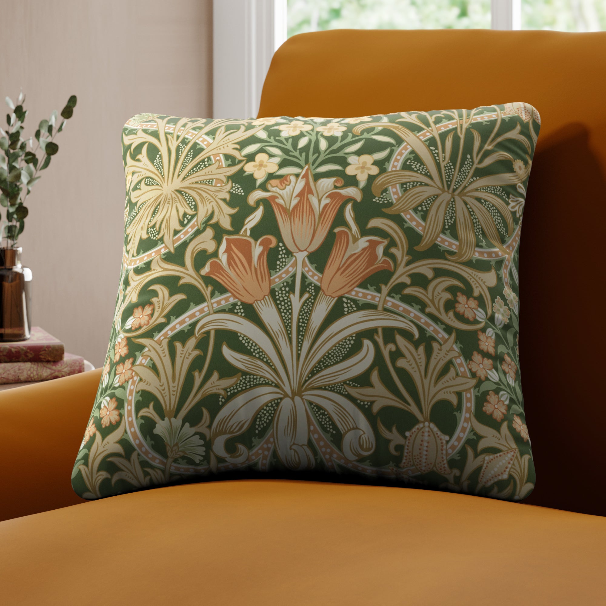William Morris At Home Woodland Weeds Made To Order Cushion Cover