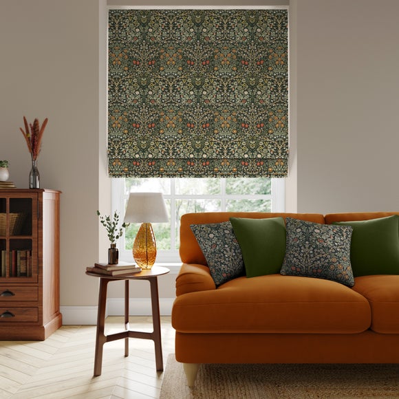 William Morris At Home Blackthorn Velvet Made To Measure Roman Blinds ...