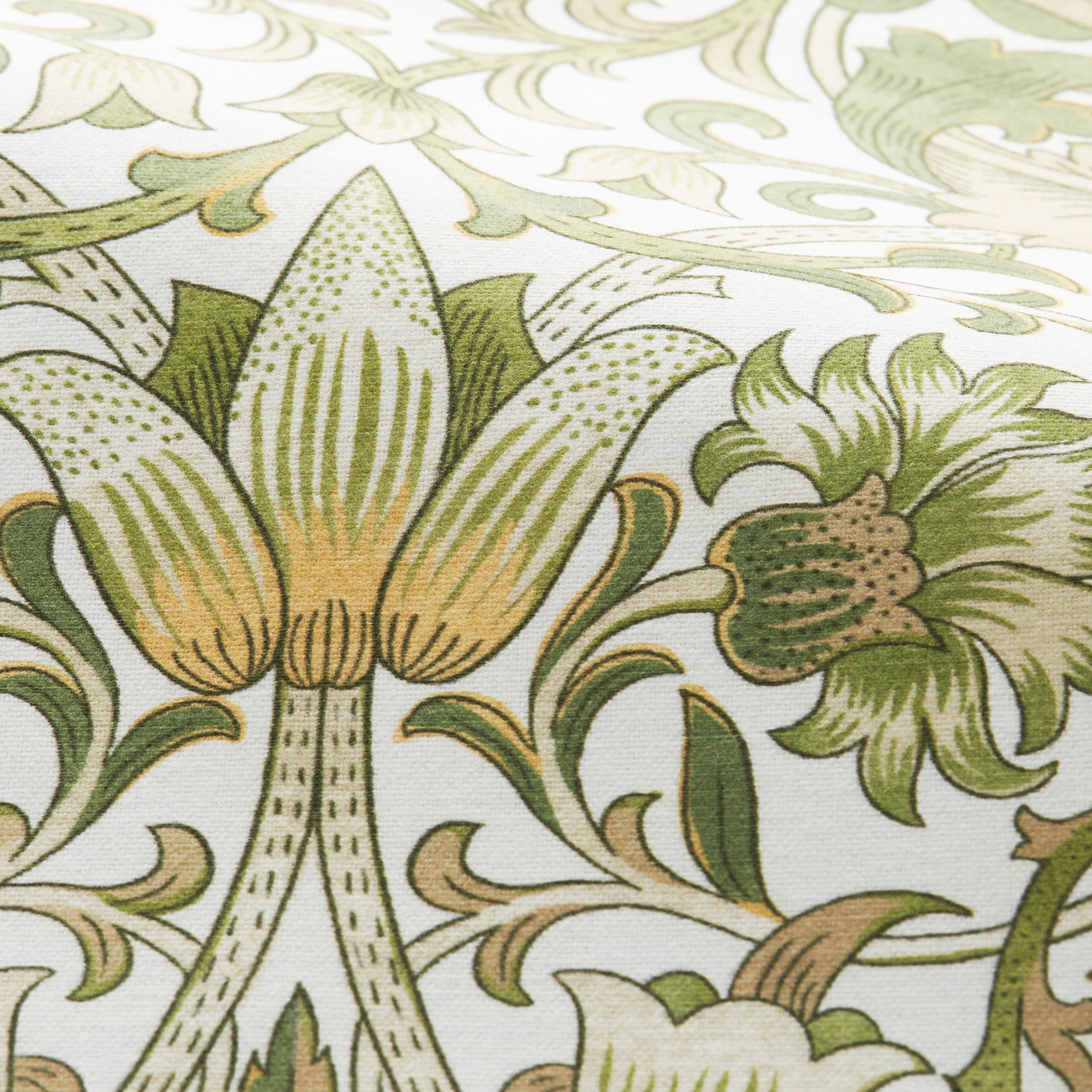 William Morris At Home Lodden Made to Measure Curtains Lodden Aloe