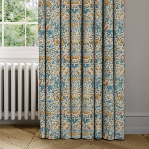 William Morris At Home Lodden Made to Measure Curtains Lodden Rust