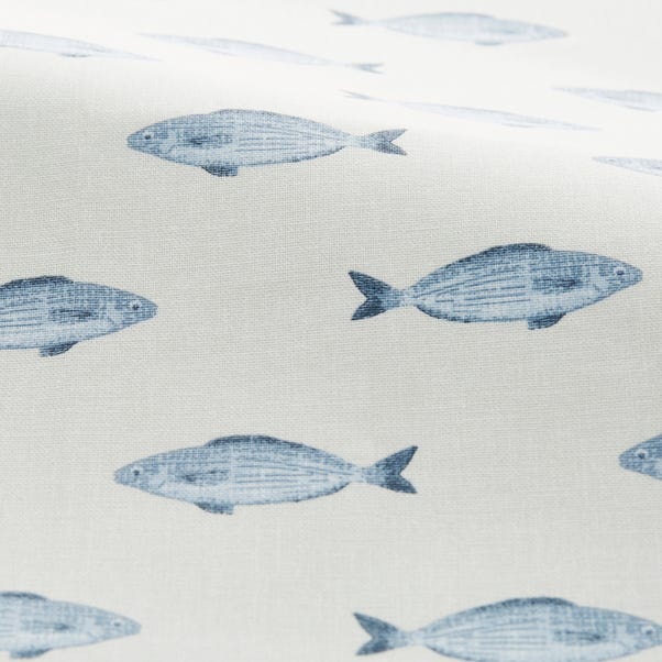 Pesce Made to Measure Fabric By The Metre Pesce Blue