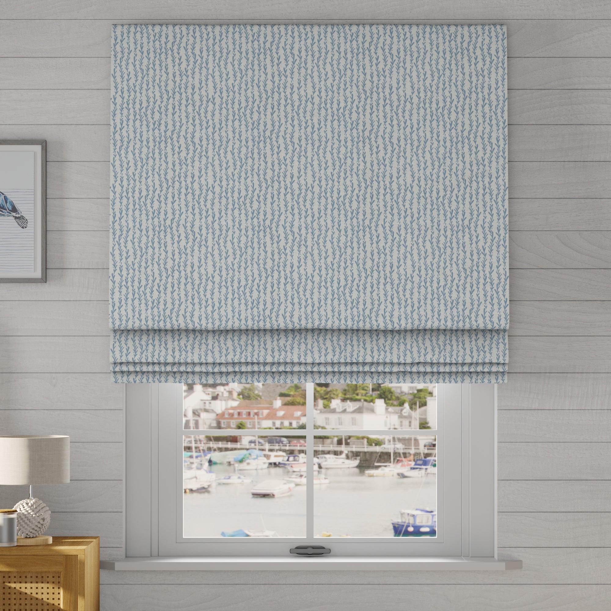 Tide Made to Measure Roman Blinds Tide Blue