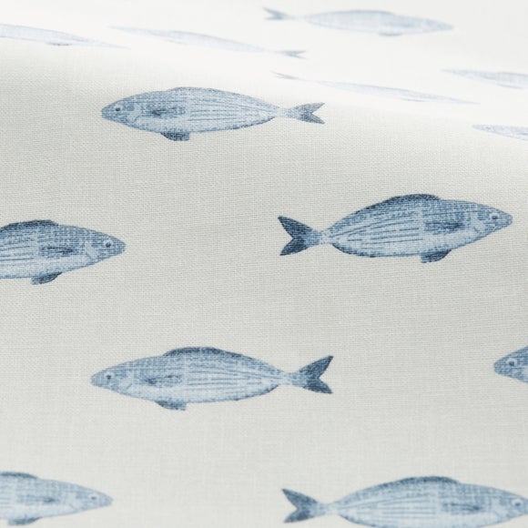 Pesce Made to Measure Curtains Pesce Blue