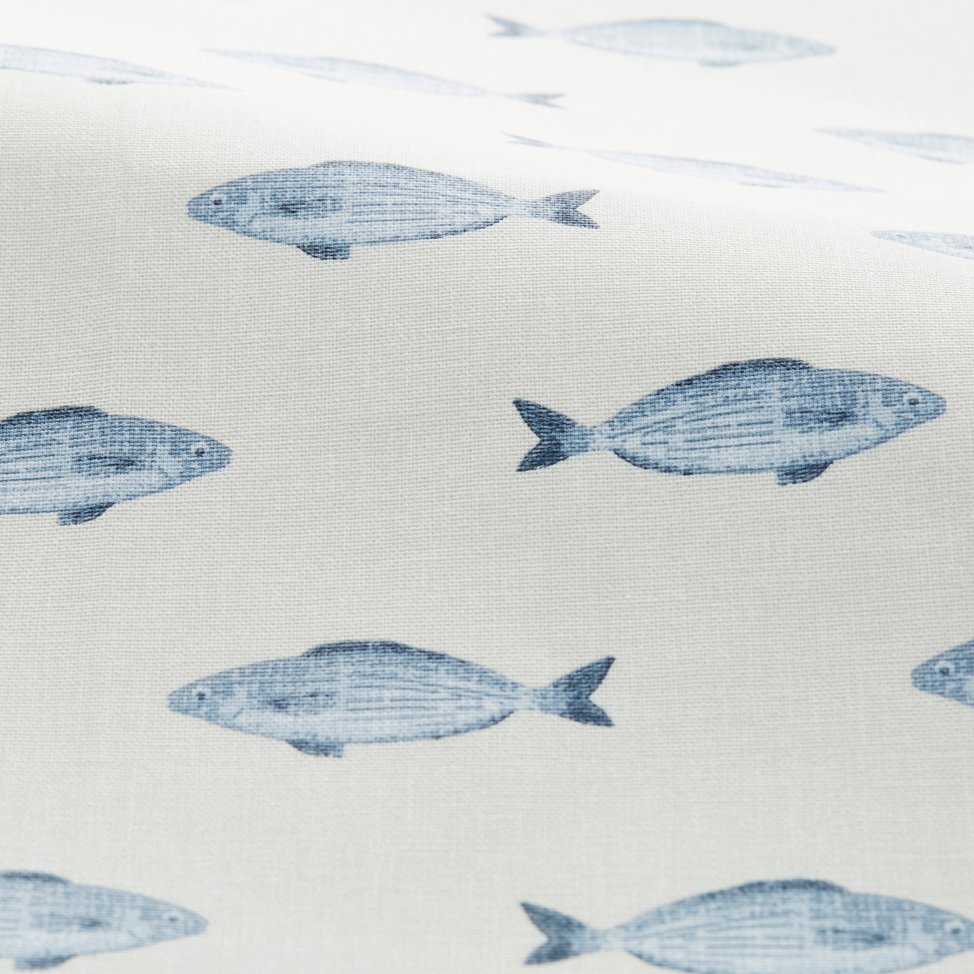 Pesce Made to Measure Curtains Pesce Blue