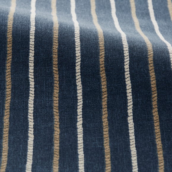 Cromer Stripe Made to Measure Curtains Cromer Stripe Indigo