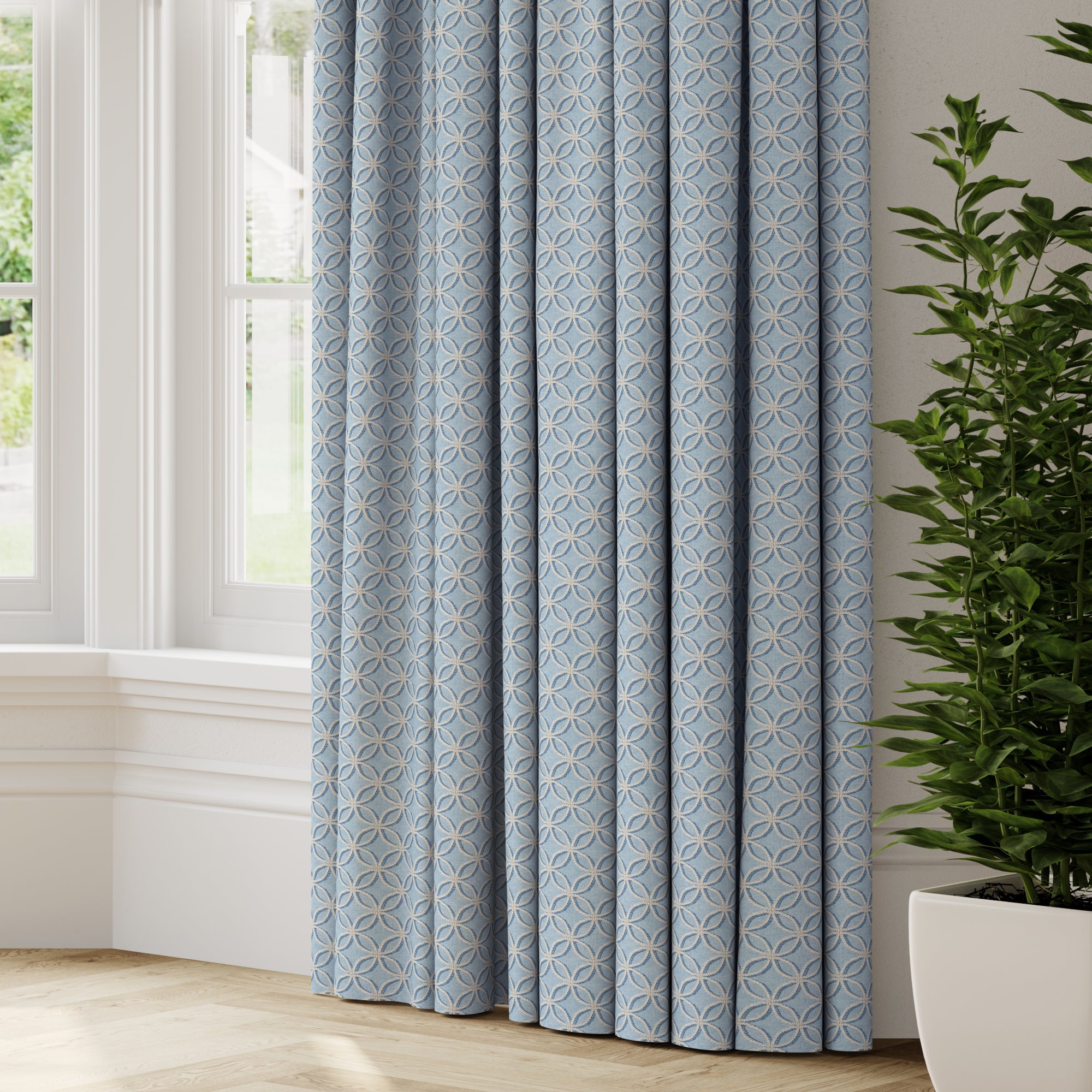 Halyard Made to Measure Curtains Halyard Blue