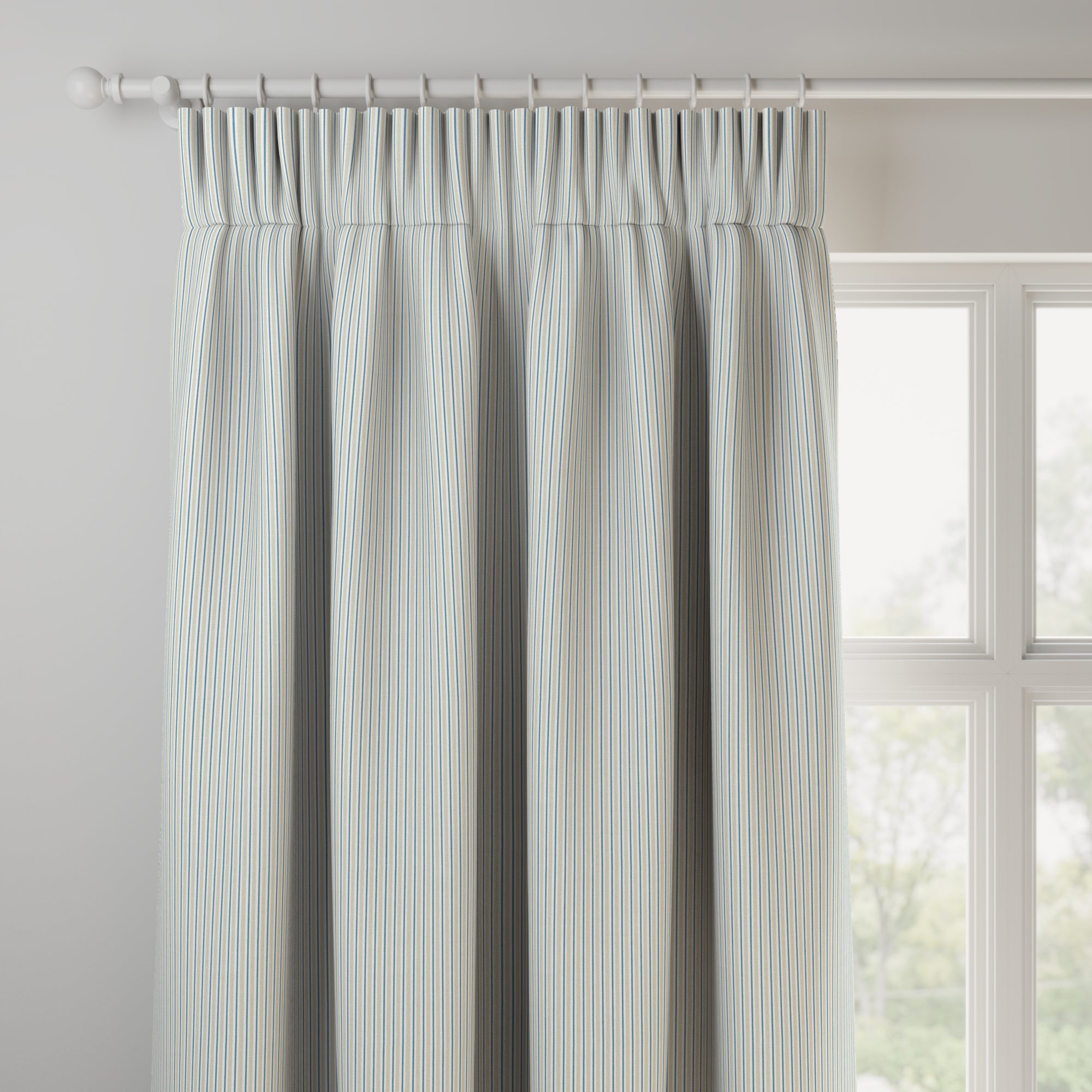 Bay Stripe Made to Measure Curtains Bay Stripe Natural