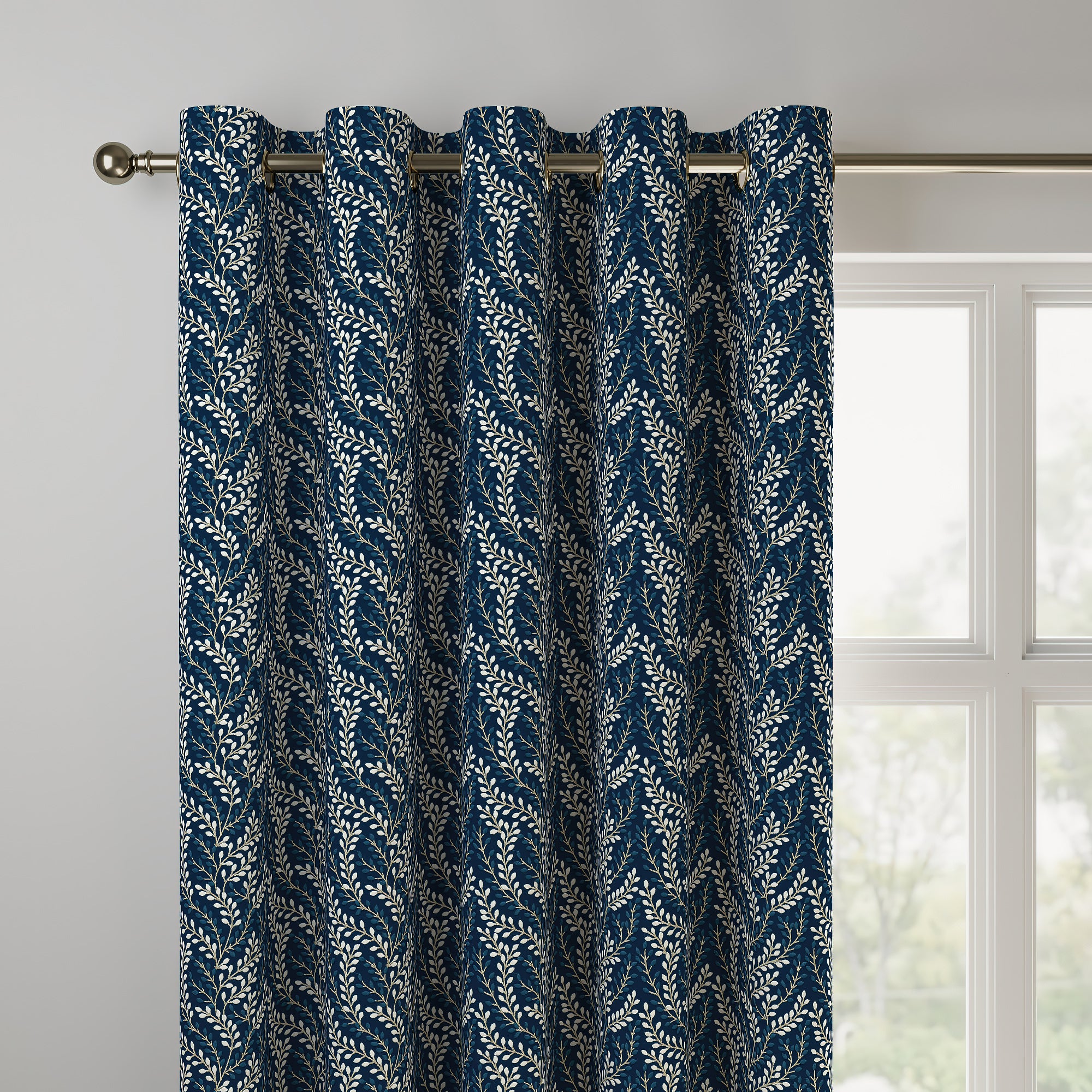 Shimla Made to Measure Curtains Shimla Navy