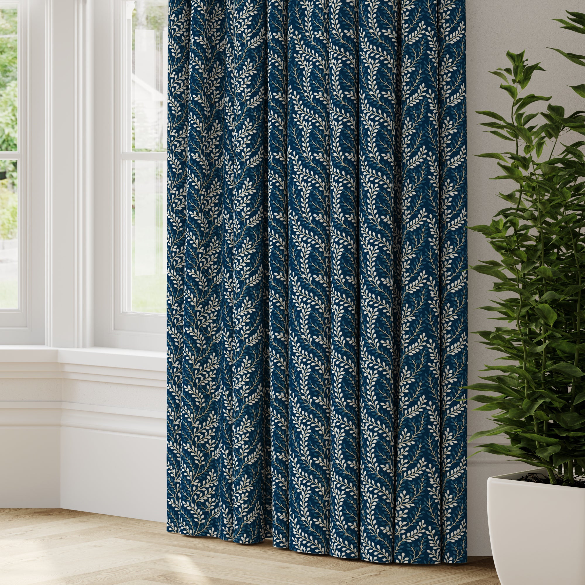 Shimla Made to Measure Curtains Shimla Navy