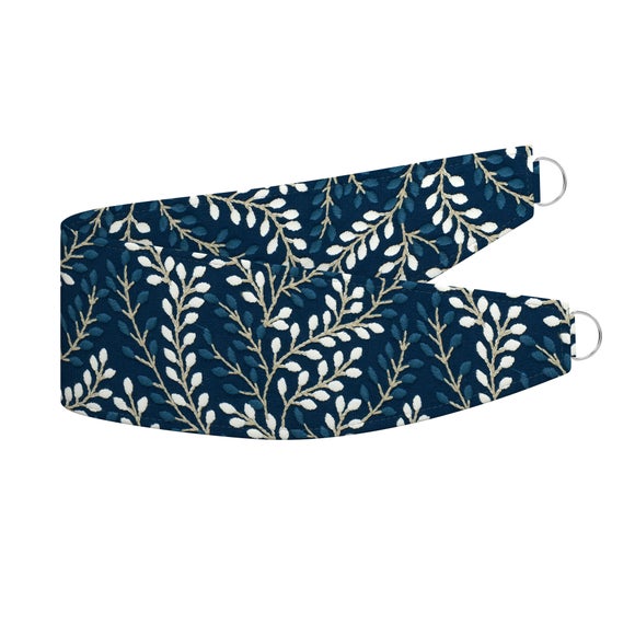 Shimla Made to Order Tieback Shimla Navy