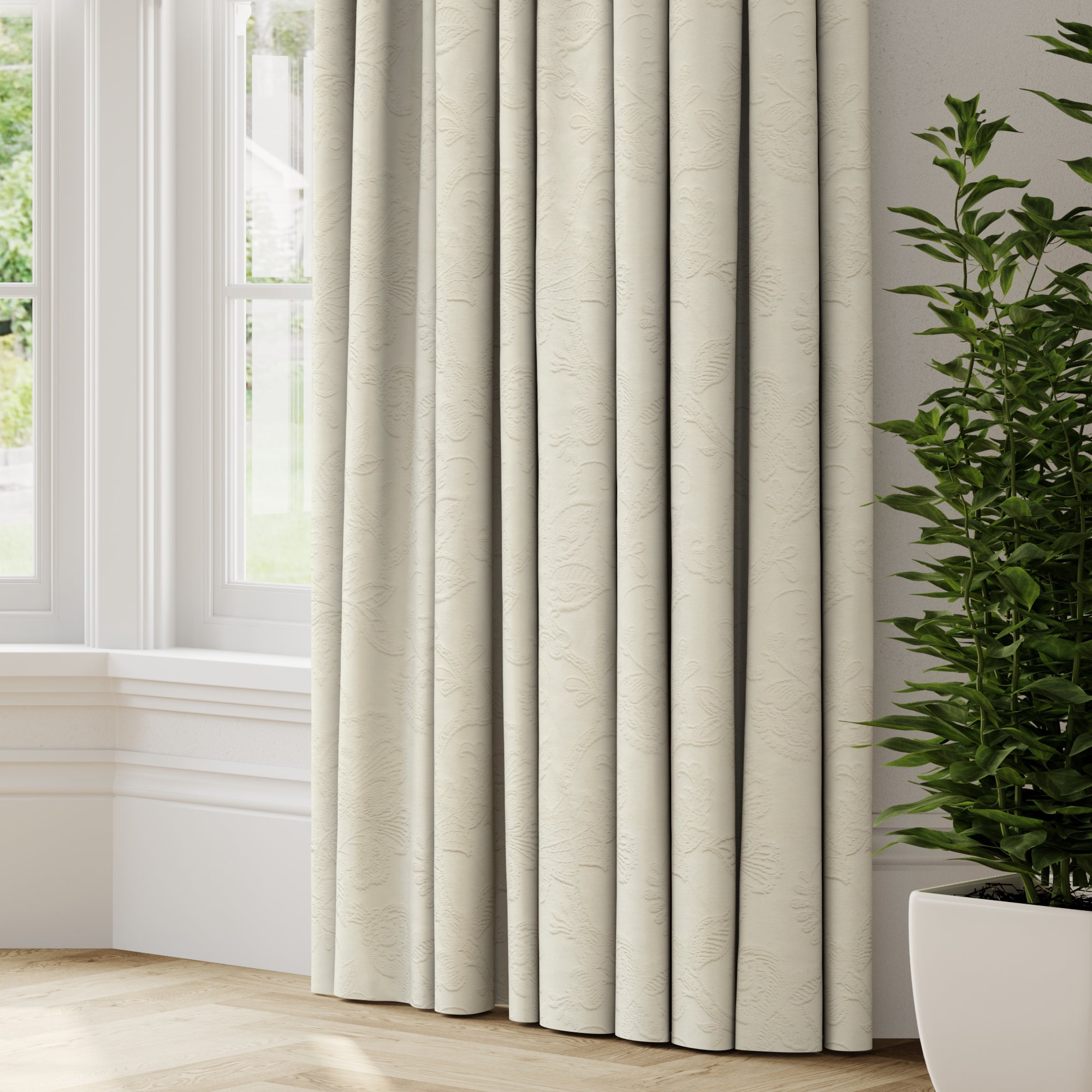 Salamanca Made to Measure Curtains Salamanca Ivory