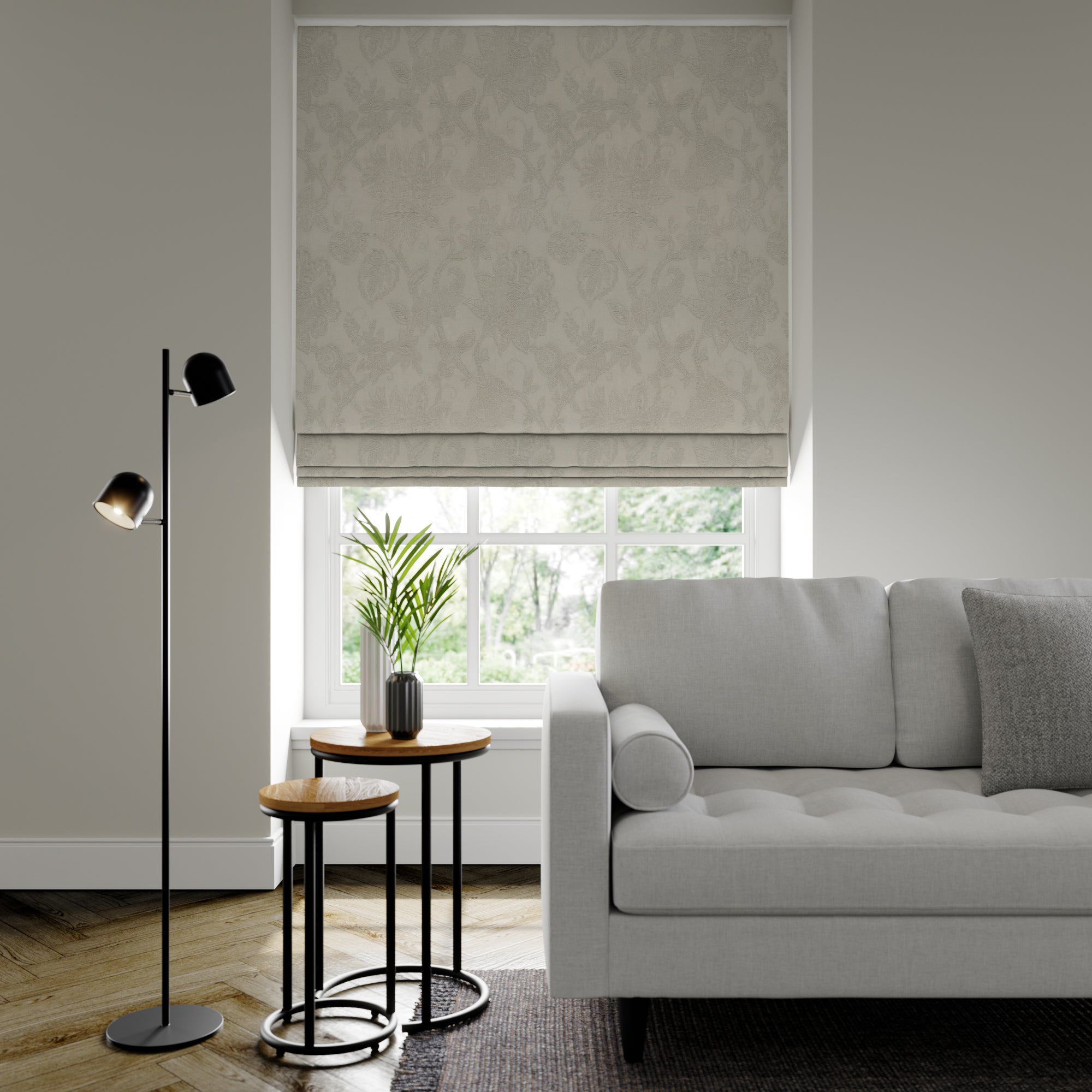 Salamanca Made to Measure Roman Blind Salamanca Taupe