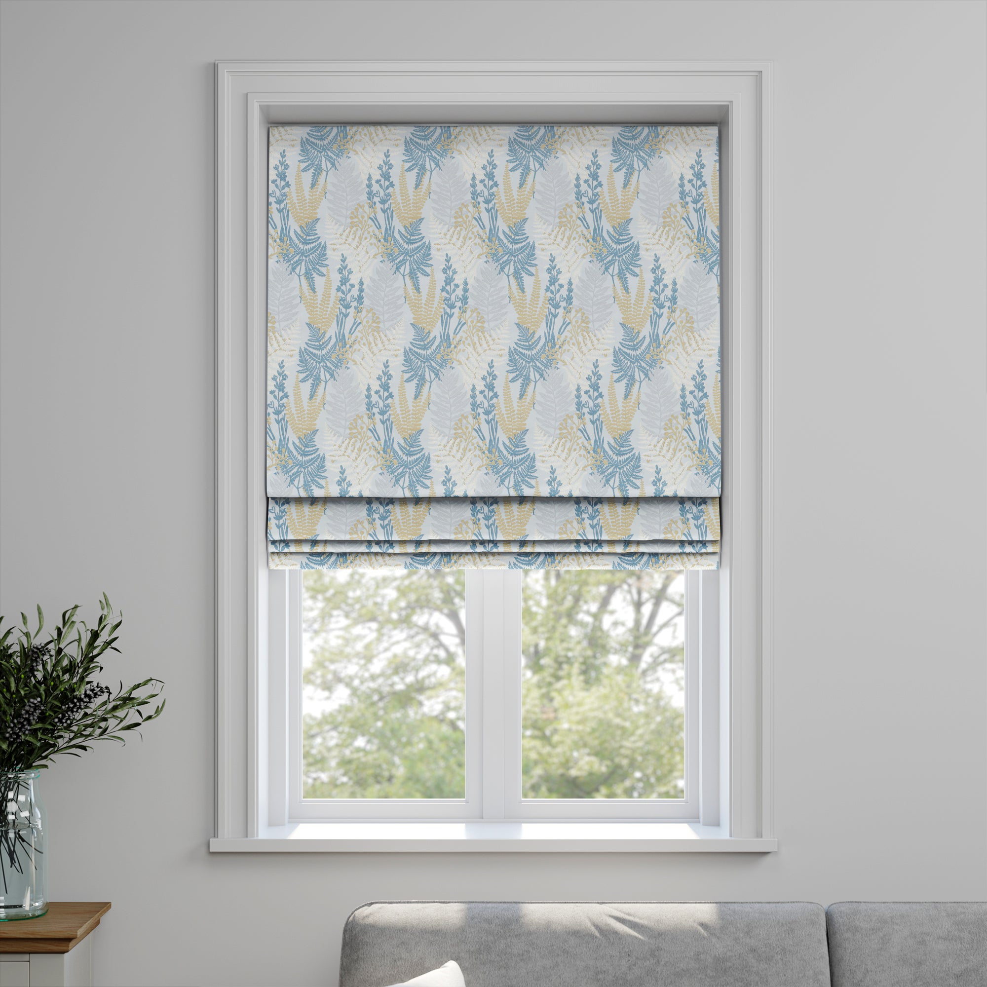 Woodlington Made to Measure Roman Blind Woodlington Navy