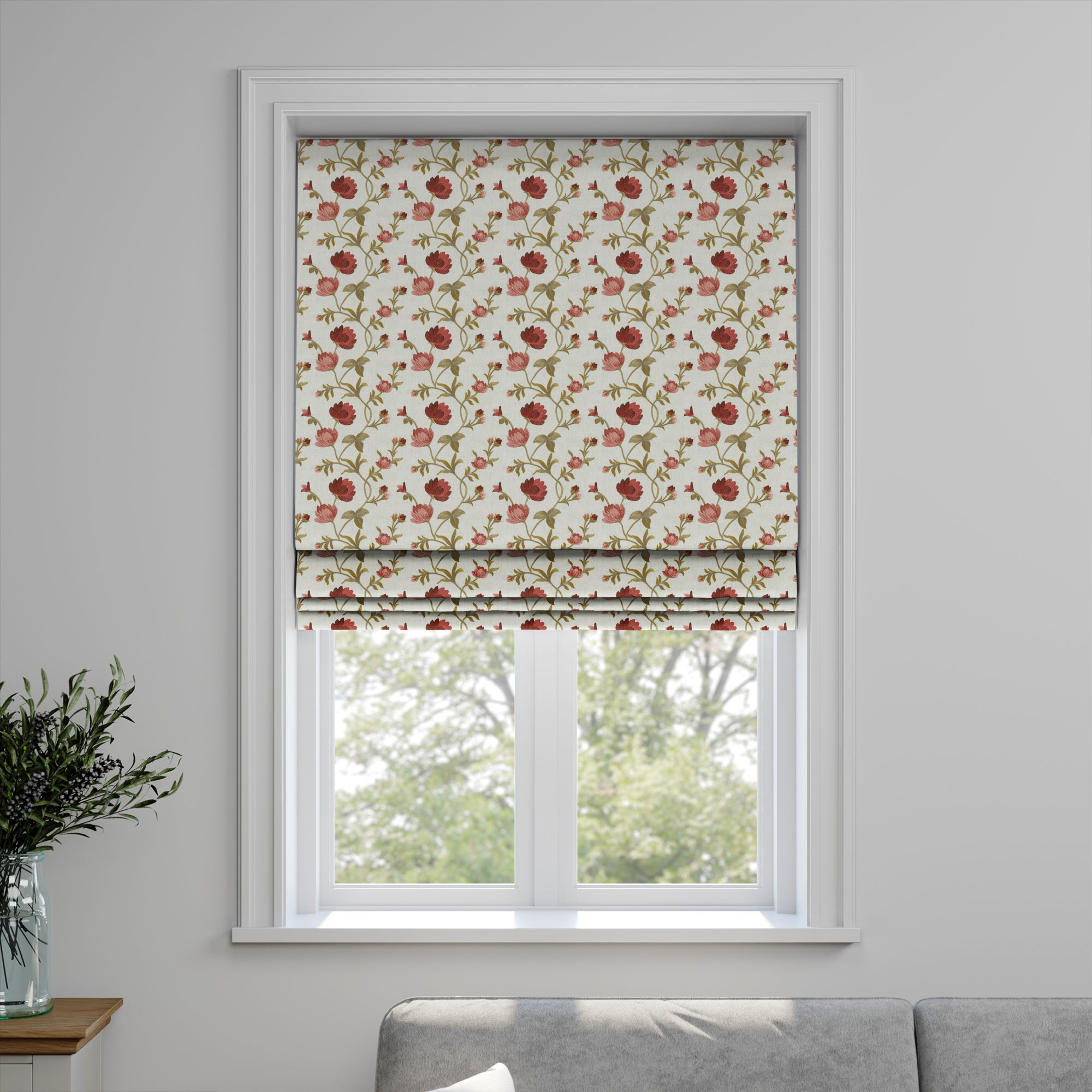 Midhurst Made to Measure Roman Blind Midhurst Pink