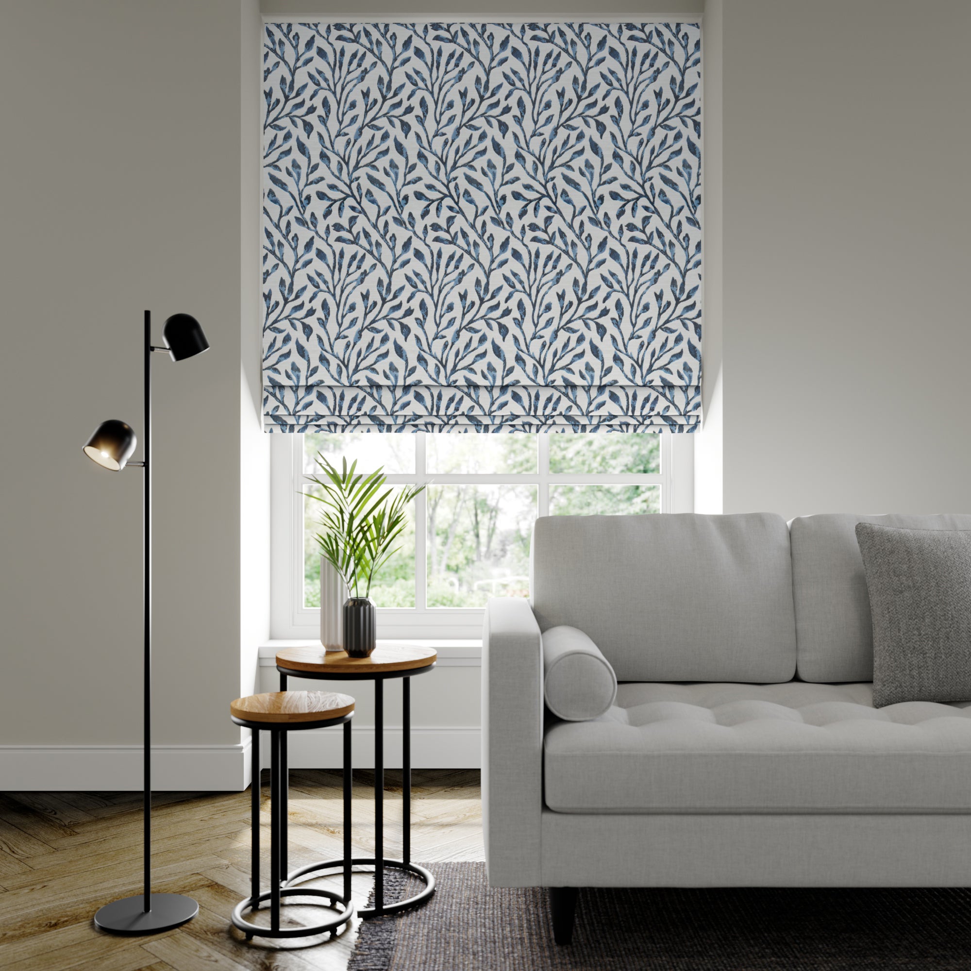 Willowdale Made to Measure Roman Blind Willowdale Navy