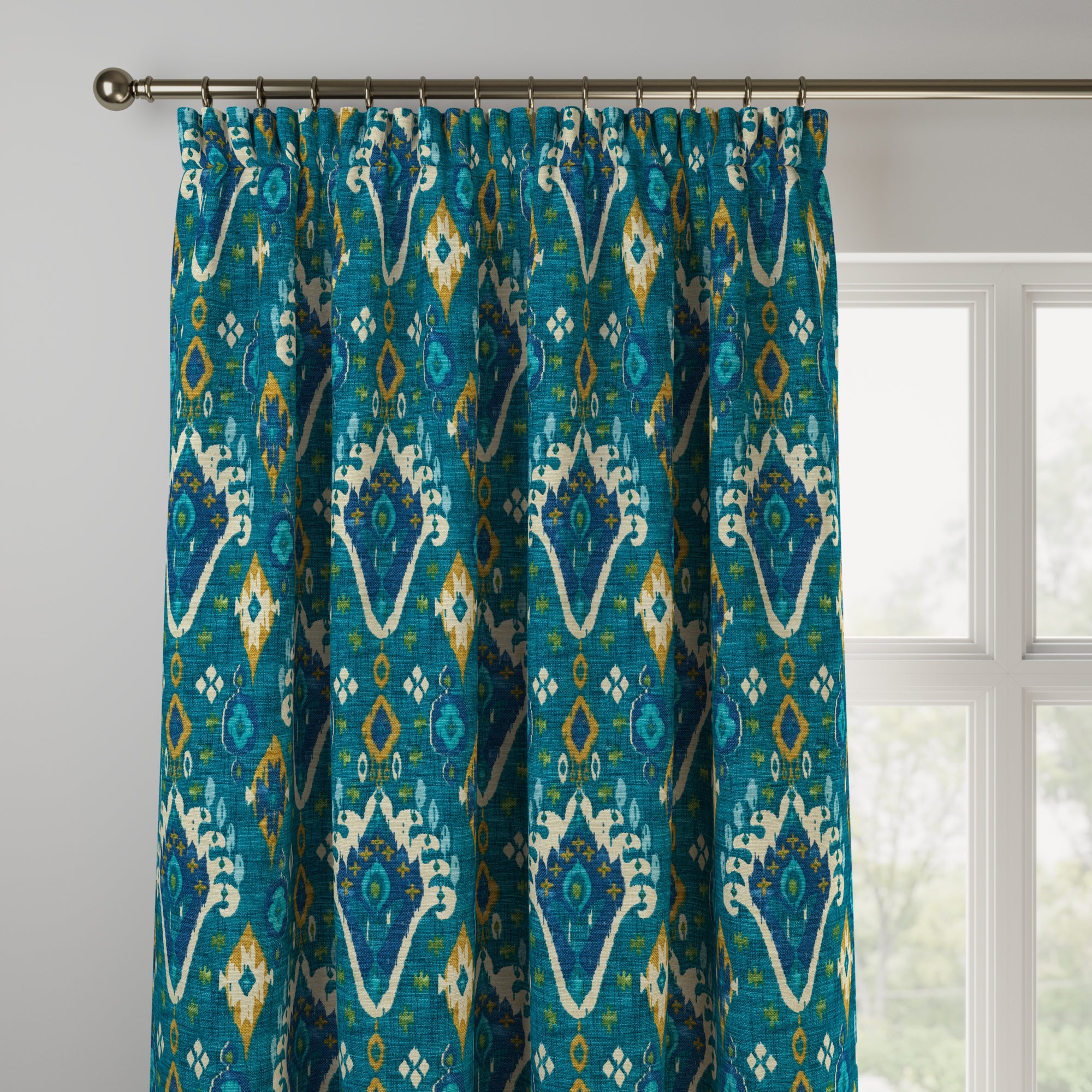 Chic Made to Measure Curtains Chic Teal